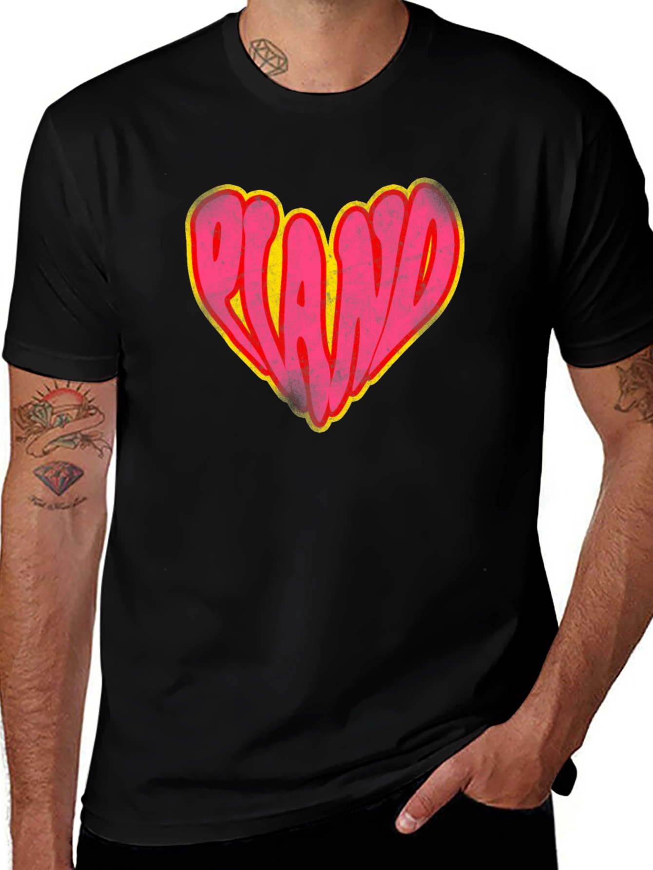 Variant 28 of Retro Orlando Heart Graphic T-Shirt