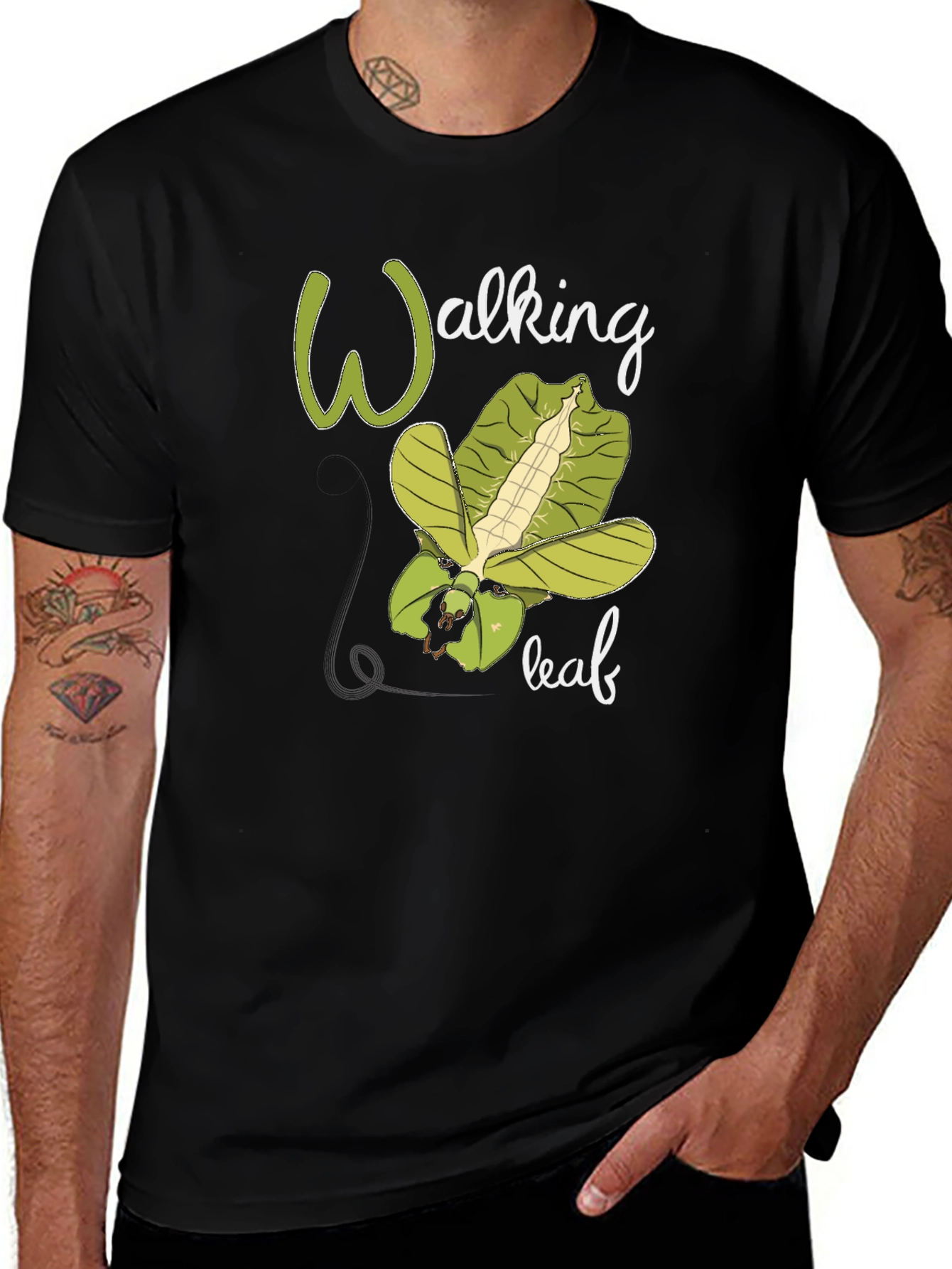 Variant 6 of Walking Leaf Graphic Tee