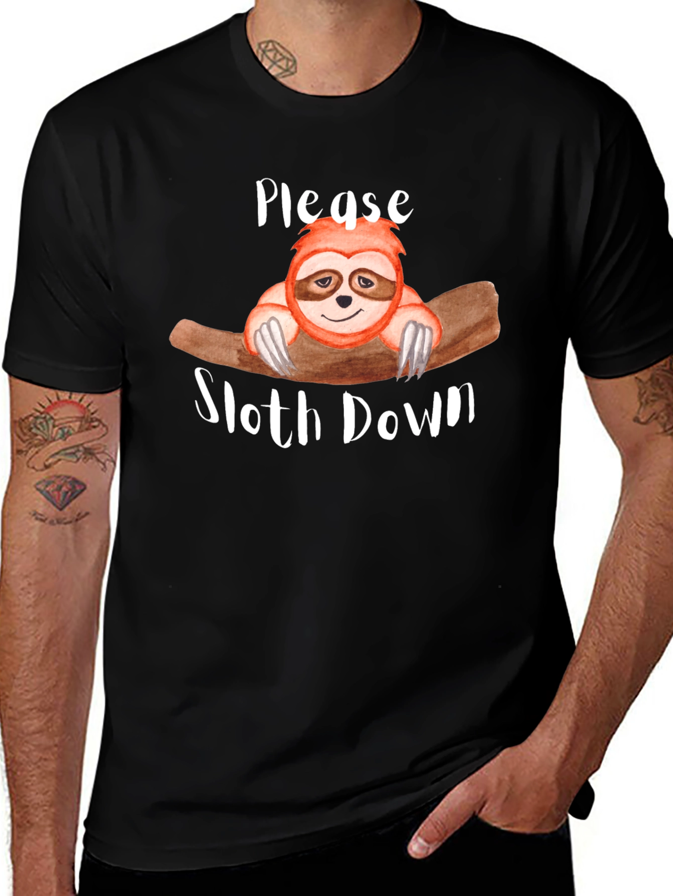 Variant 18 of Please Sloth Down T-Shirt