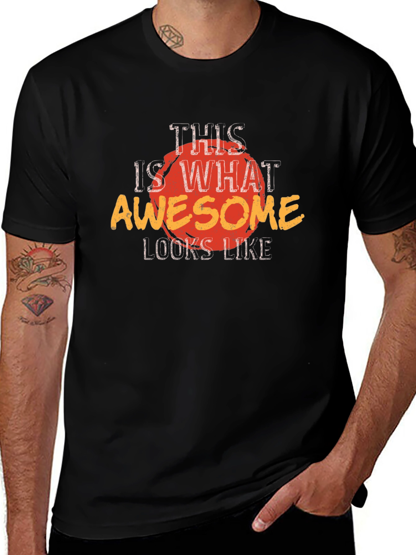 Variant 26 of Awesome Looks Like Black T-Shirt