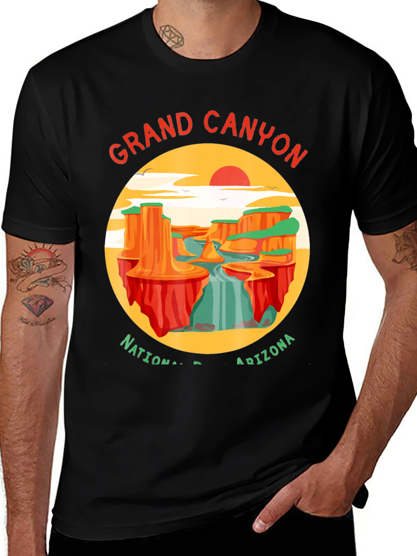 Grand Canyon National Park Black T-Shirt