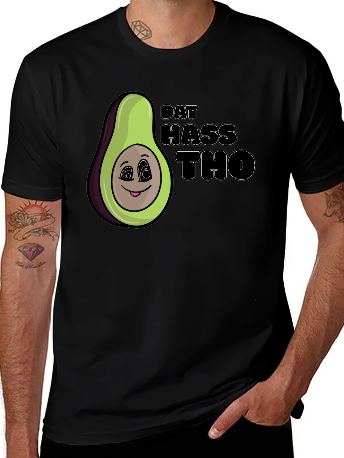 Variant 13 of Dat Hass Tho Avocado Graphic T-Shirt