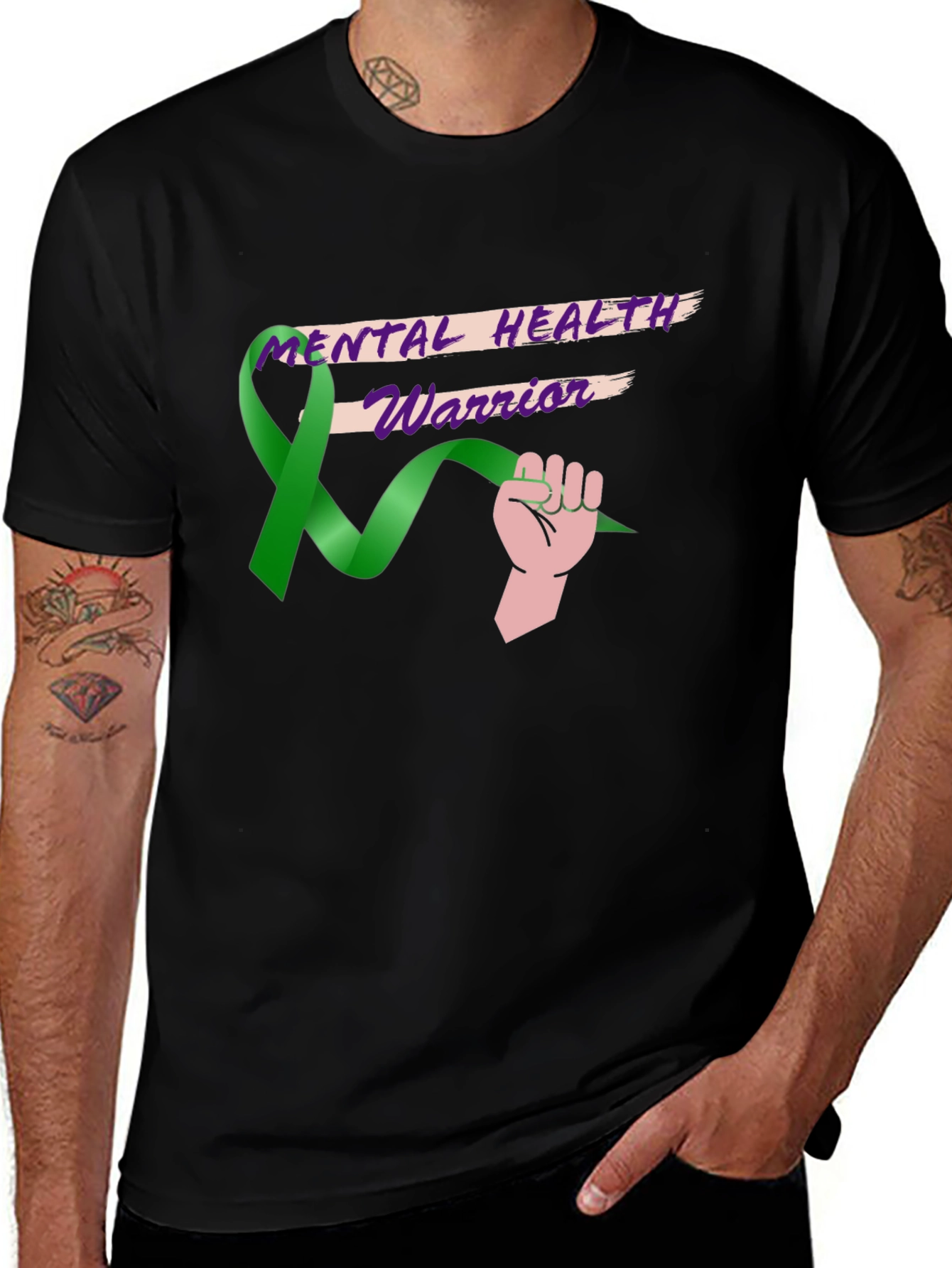 Mental Health Warrior Awareness T-Shirt