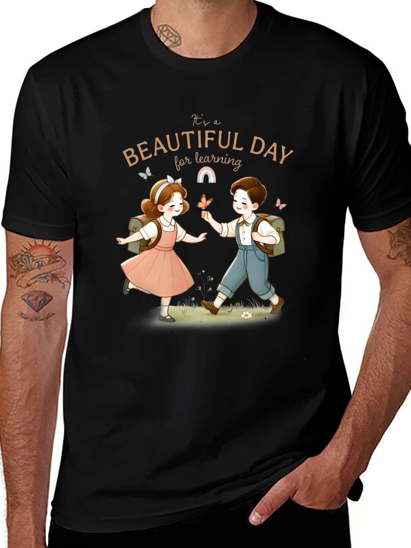 Beautiful Day for Learning Graphic T-Shirt