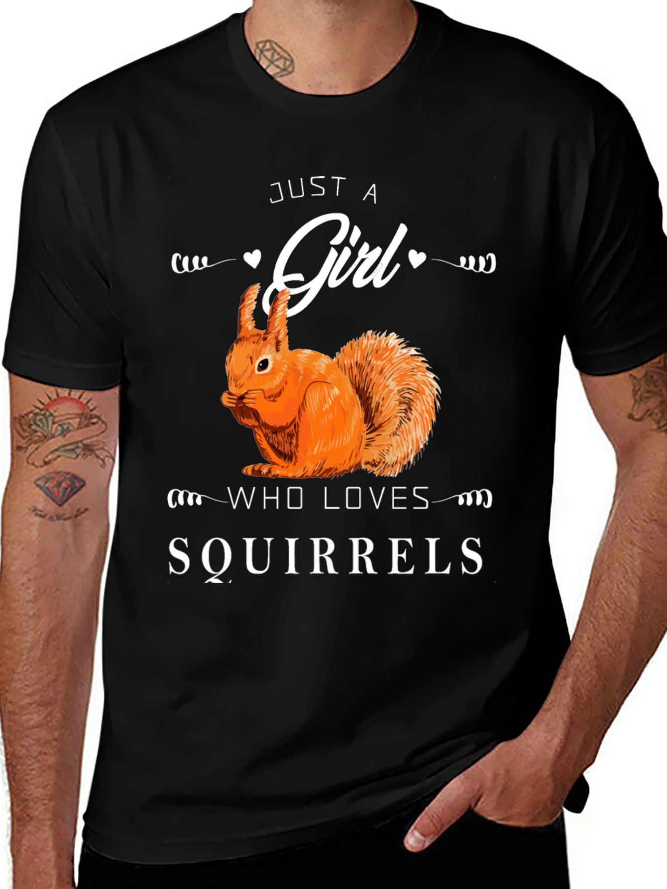 Just a Girl Who Loves Squirrels T-Shirt