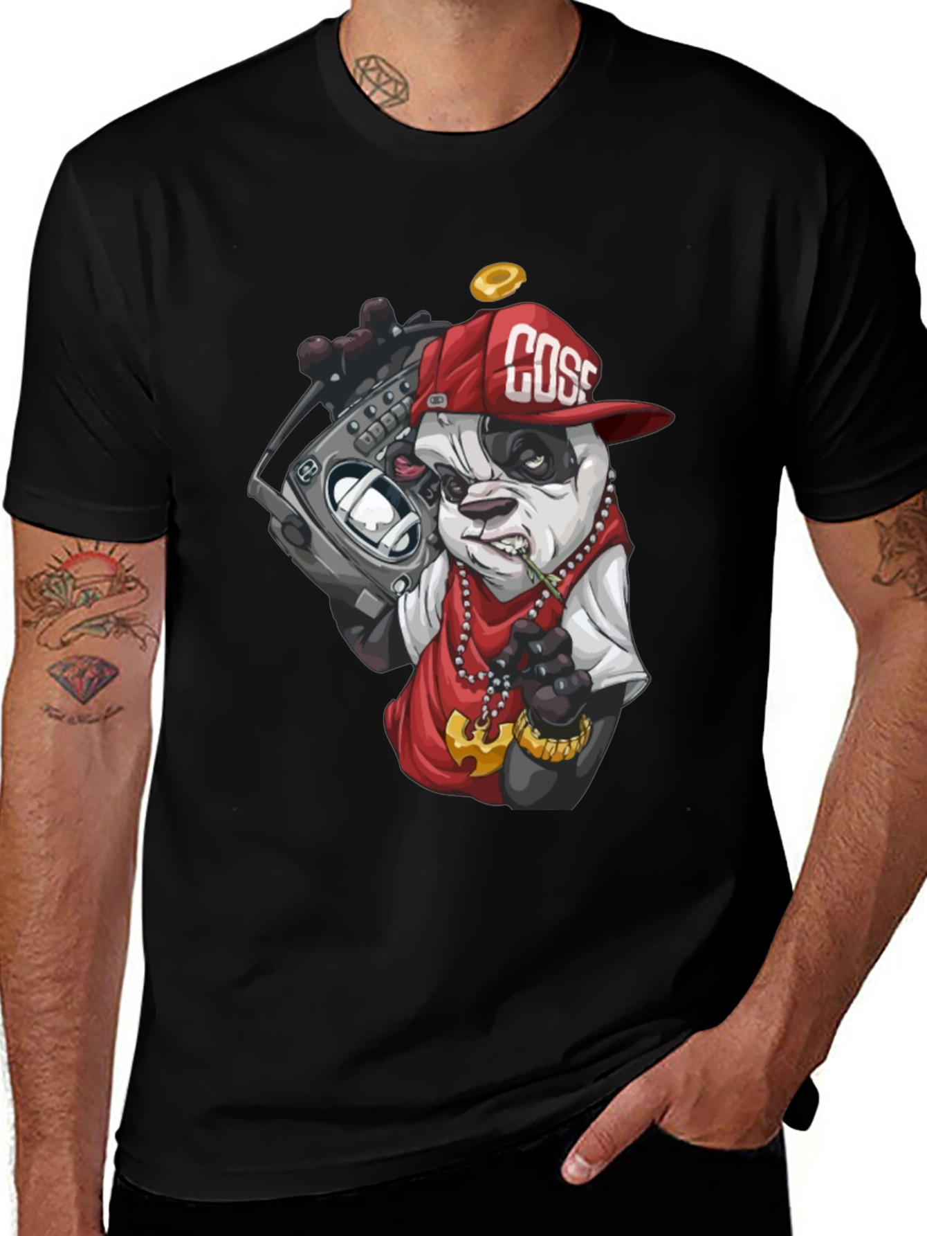 Variant 24 of Hip Hop Panda Graphic Tee