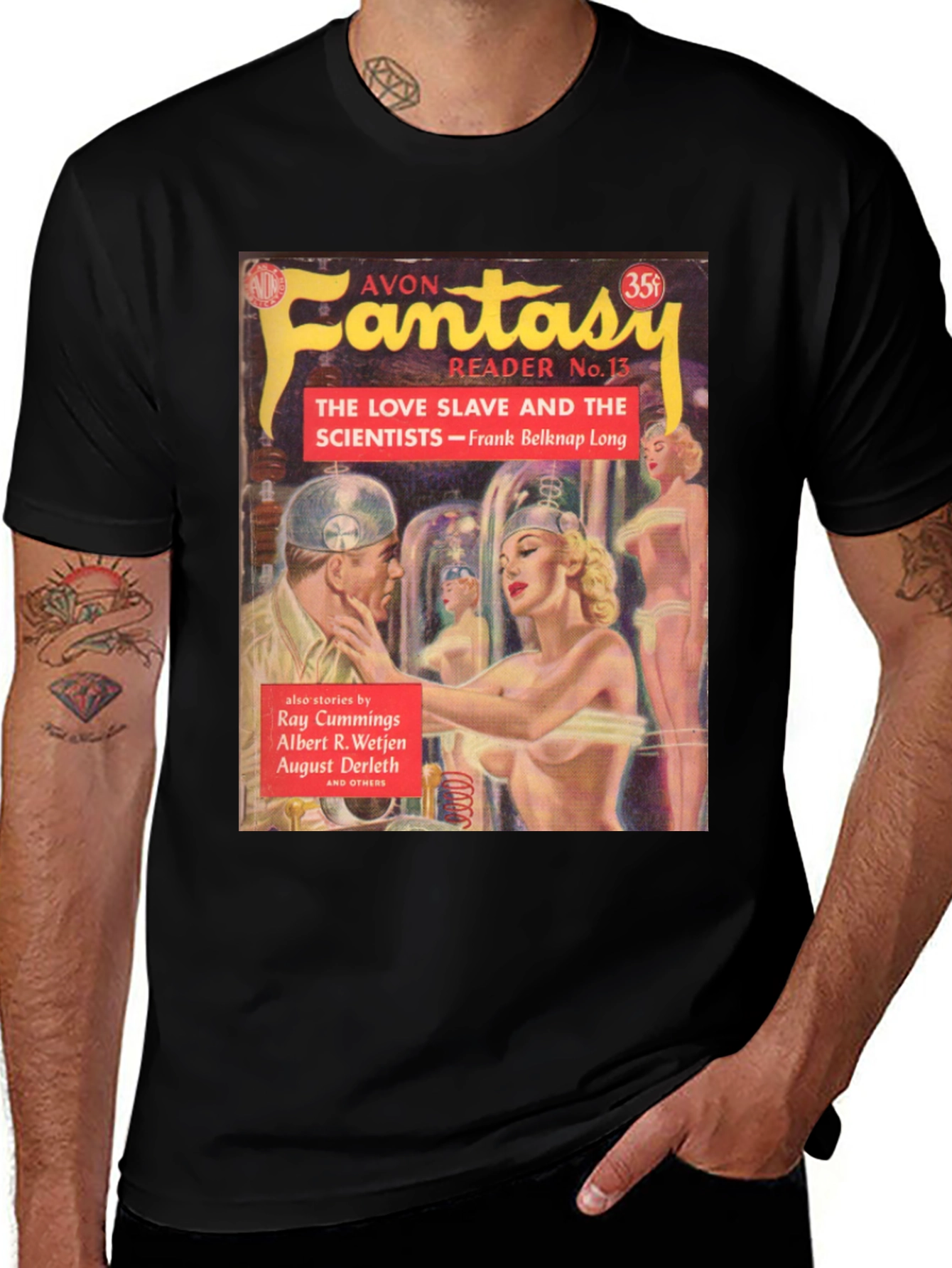 Variant 27 of Vintage Pulp Fiction Sci-Fi T-Shirt