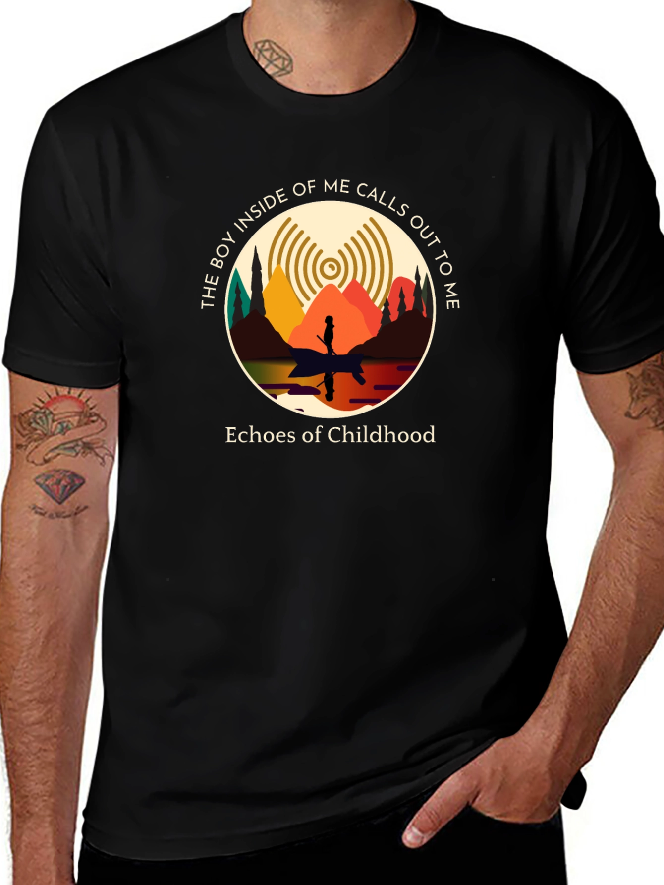 Echoes of Childhood T-Shirt: Nostalgic Graphic Tee