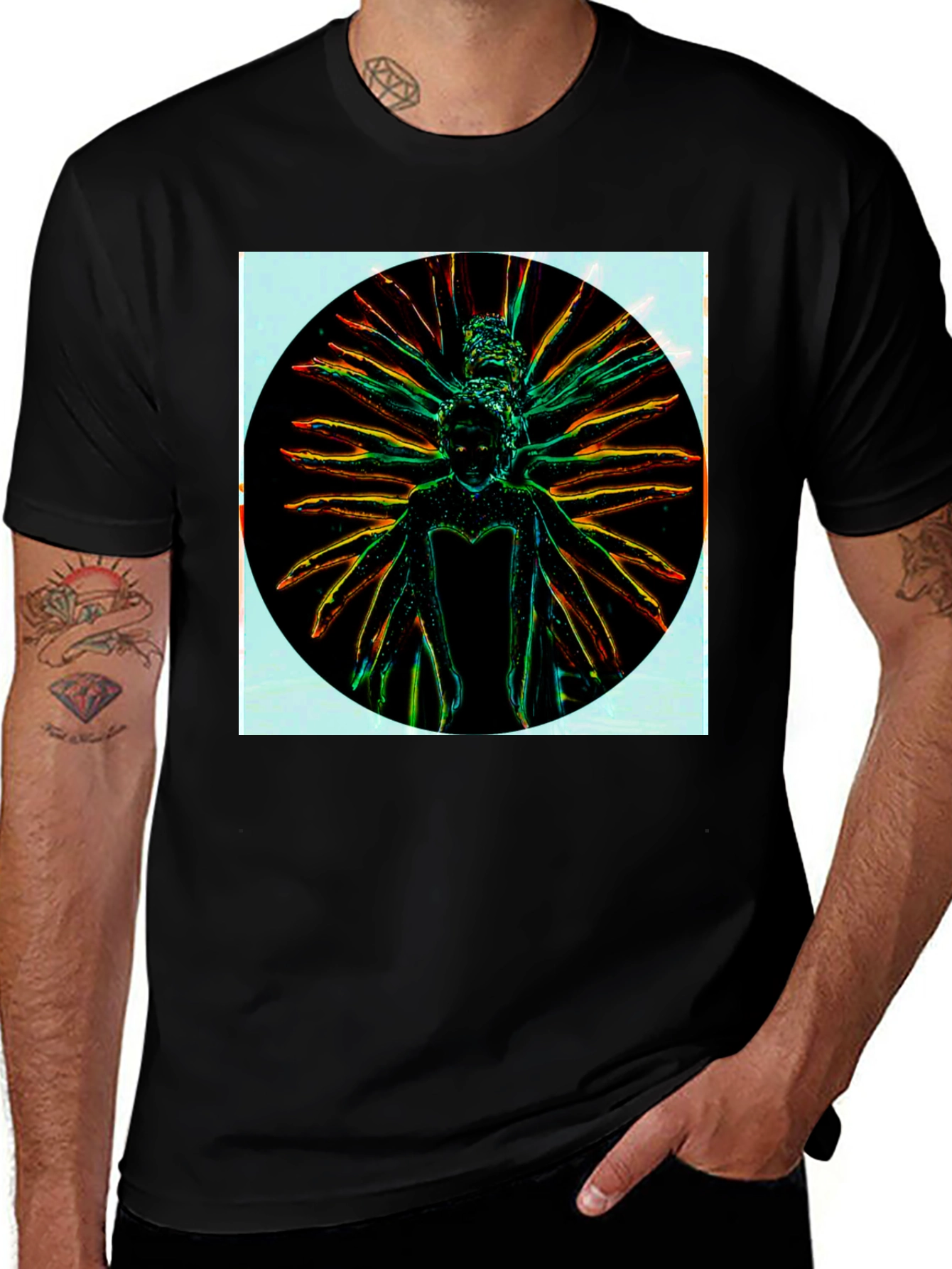 Variant 26 of Abstract Art Graphic T-Shirt