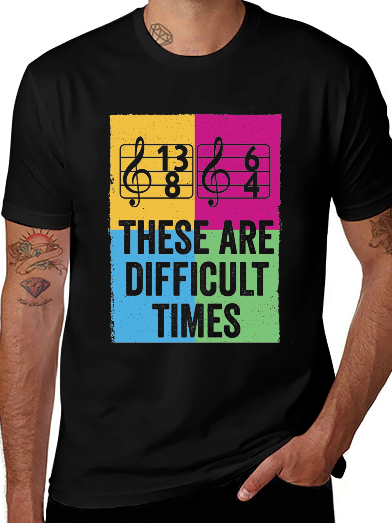 Variant 12 of Difficult Times Music T-Shirt