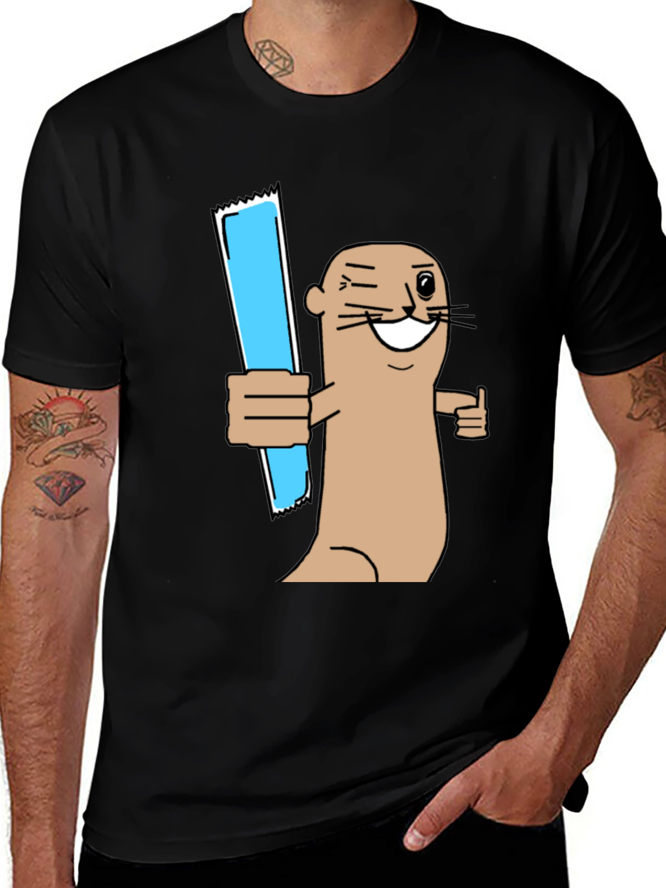 Funny Otter Pop T-Shirt