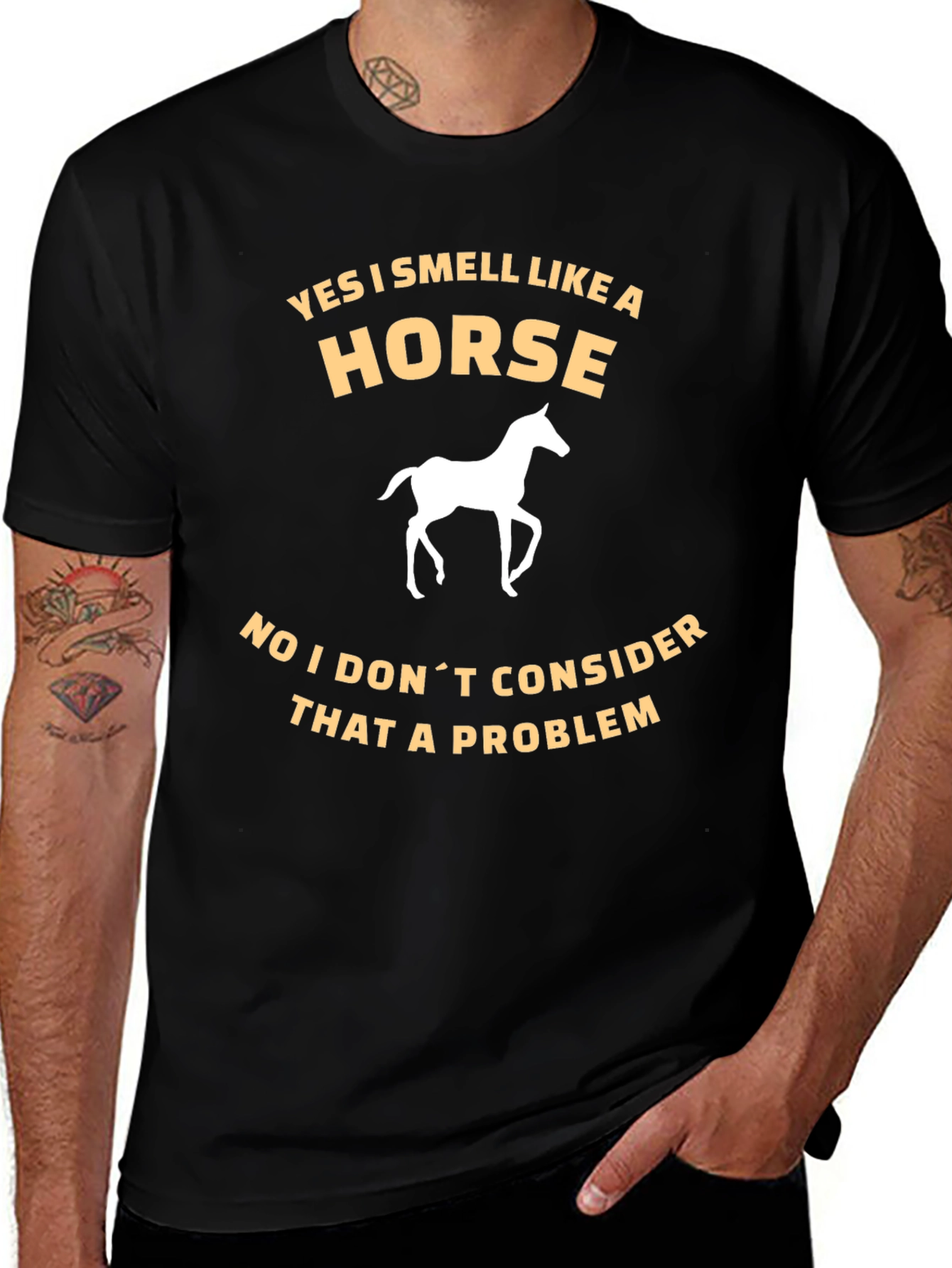 Variant 7 of Funny Horse Lover T-Shirt - Equestrian Humor Tee