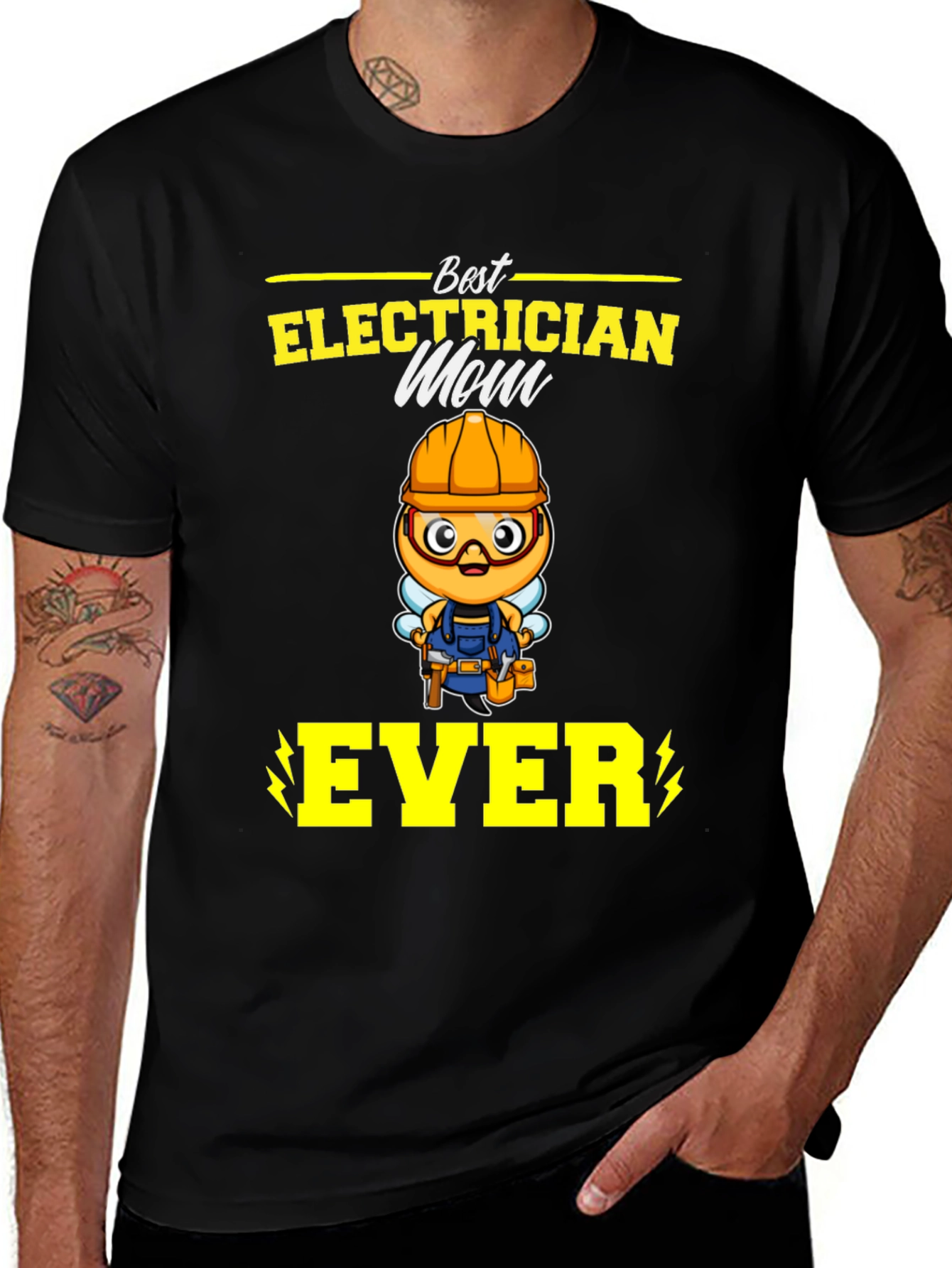 Variant 2 of Best Electrician Mom Ever T-Shirt