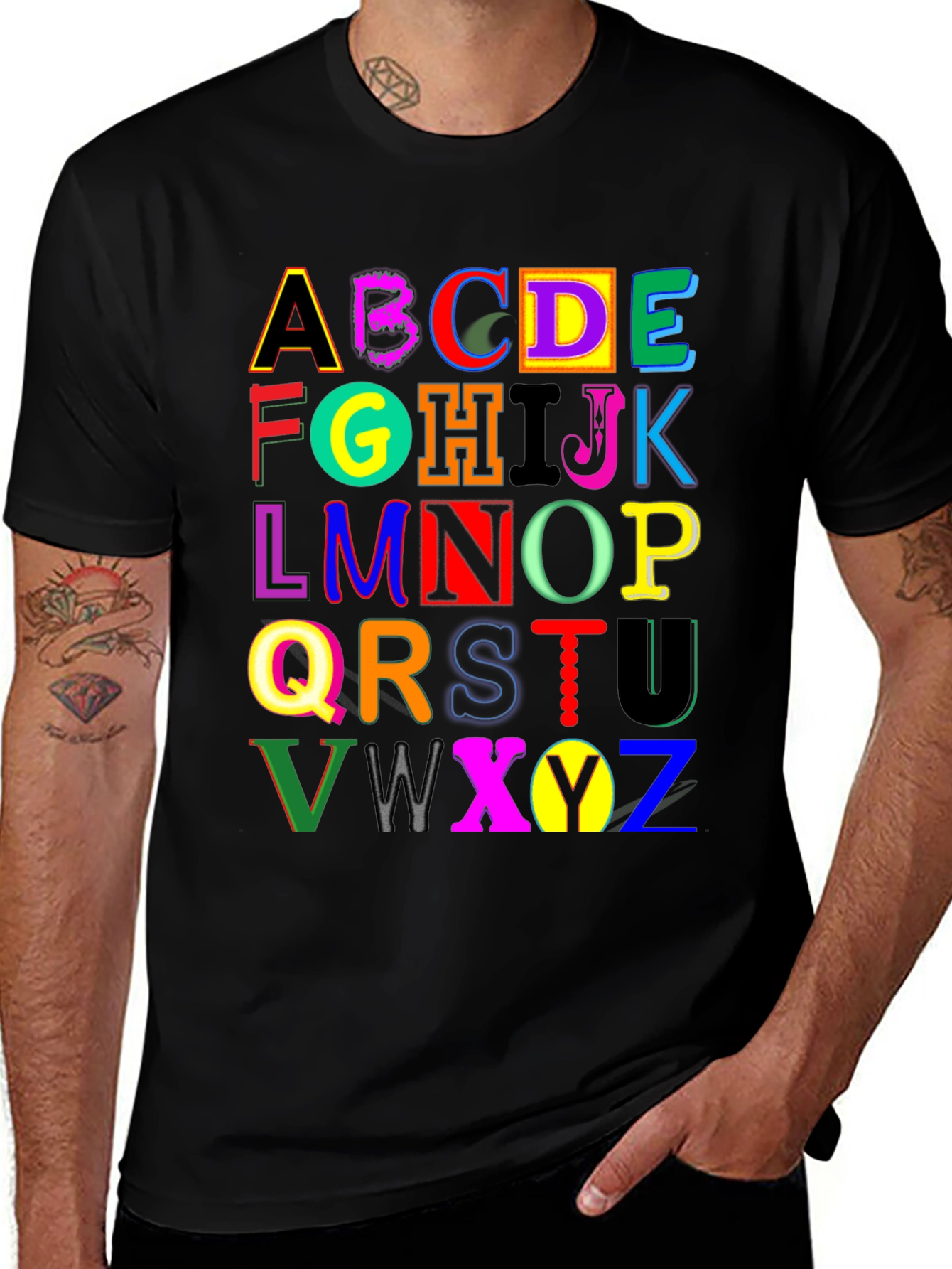 Variant 5 of Alphabet T-Shirt: Fun & Educational