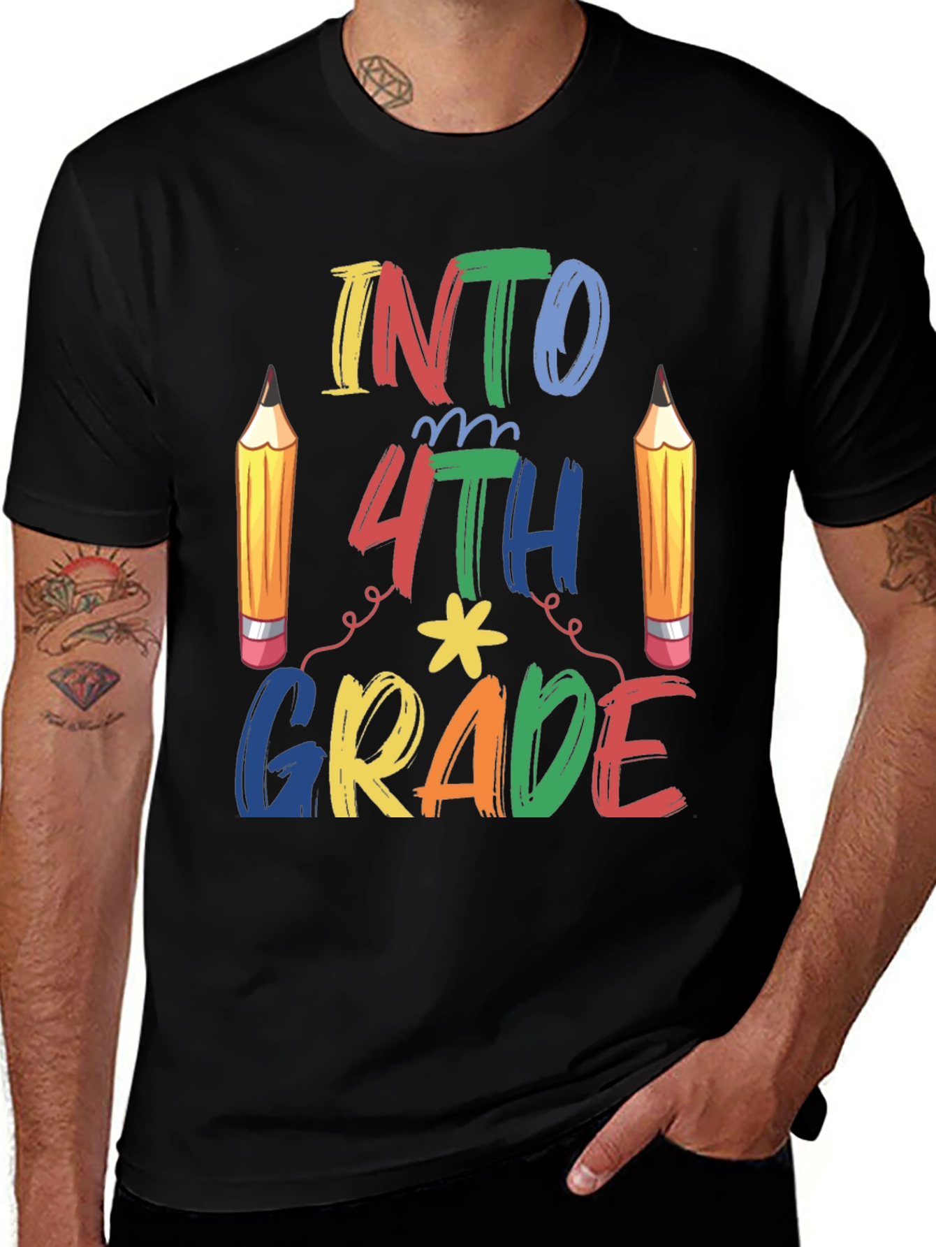 Into 4th Grade T-Shirt - Back to School