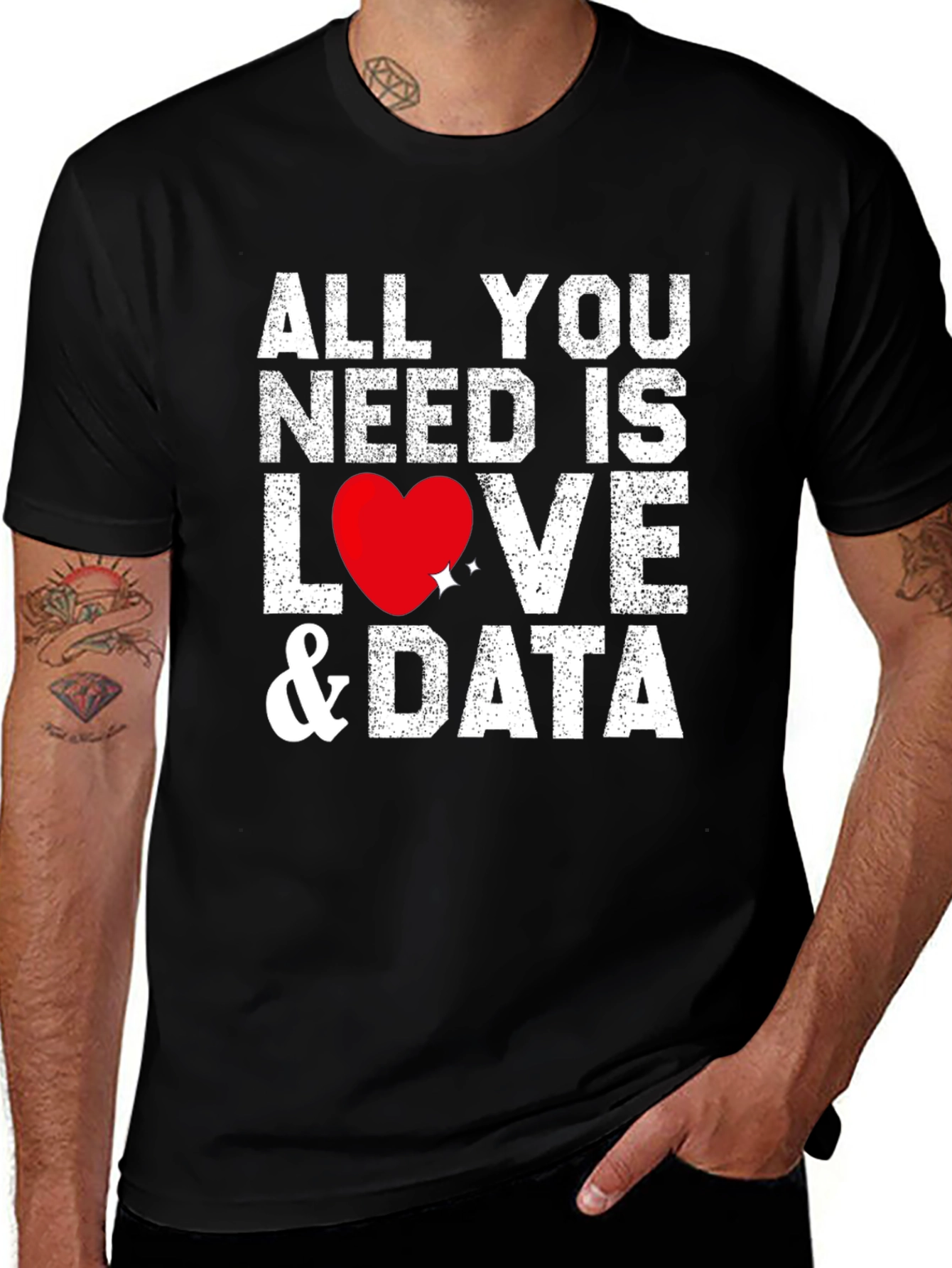 Variant 13 of All You Need Is Love & Data T-Shirt