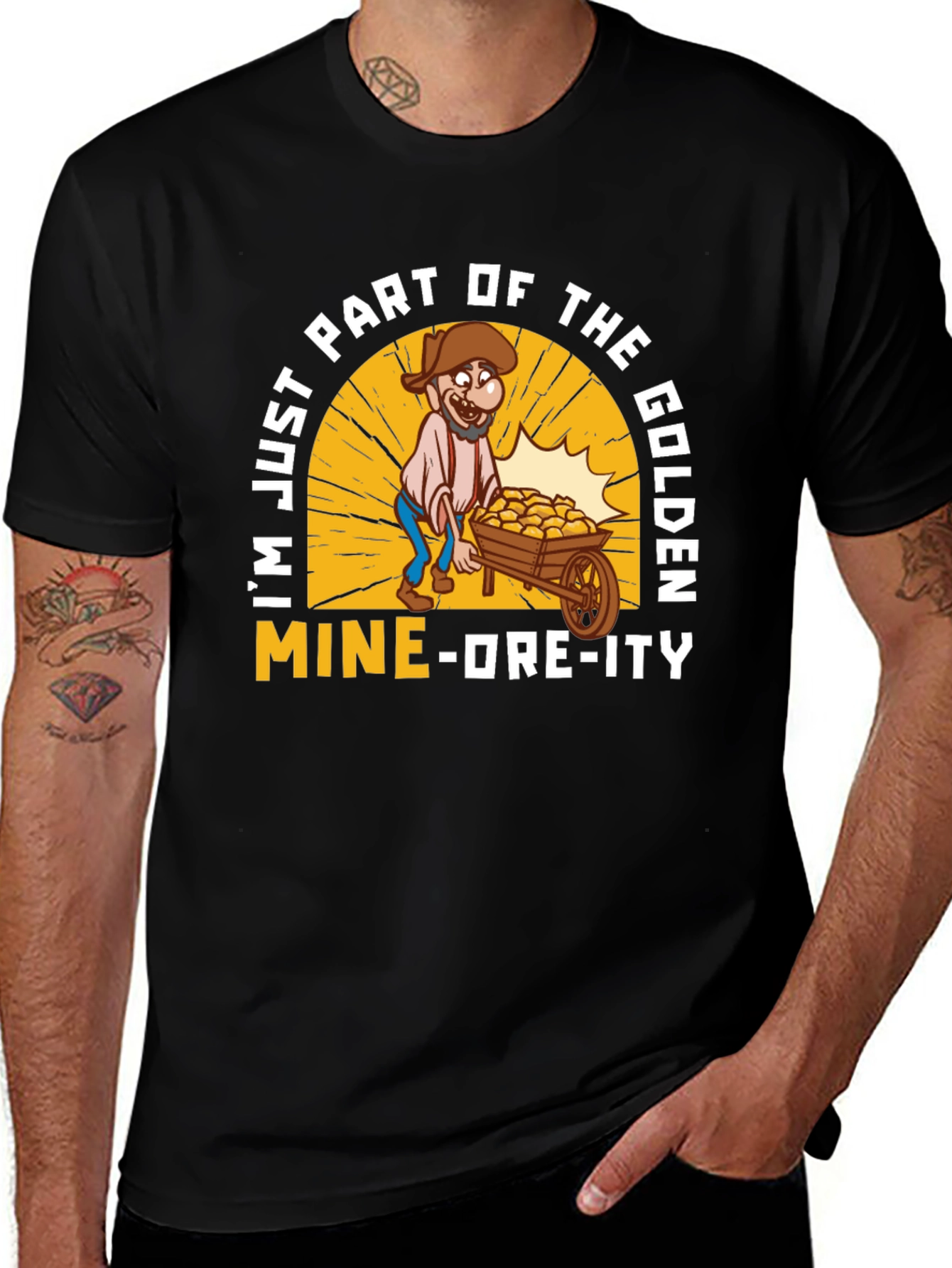 Variant 12 of Golden Mine-Ore-ity T-Shirt