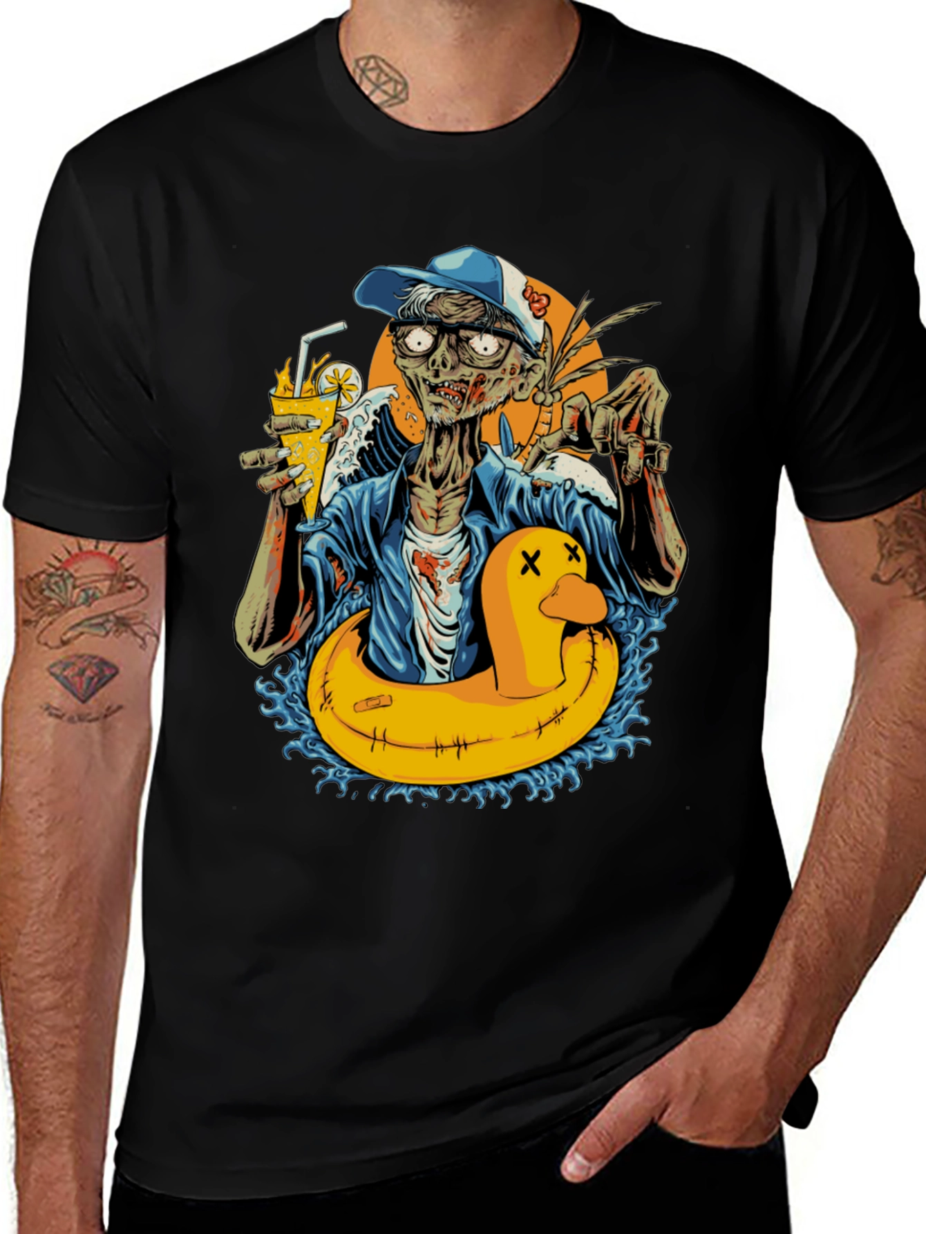 Variant 12 of Zombie Summer Fun Graphic T-Shirt
