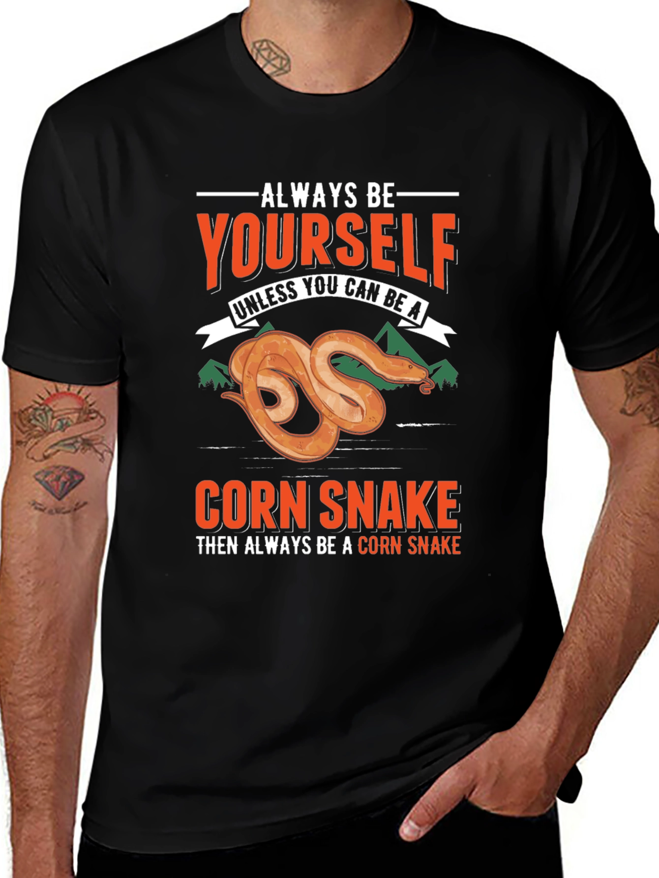 Variant 5 of Corn Snake T-Shirt - Be Yourself, Unless...Funny Reptile Tee
