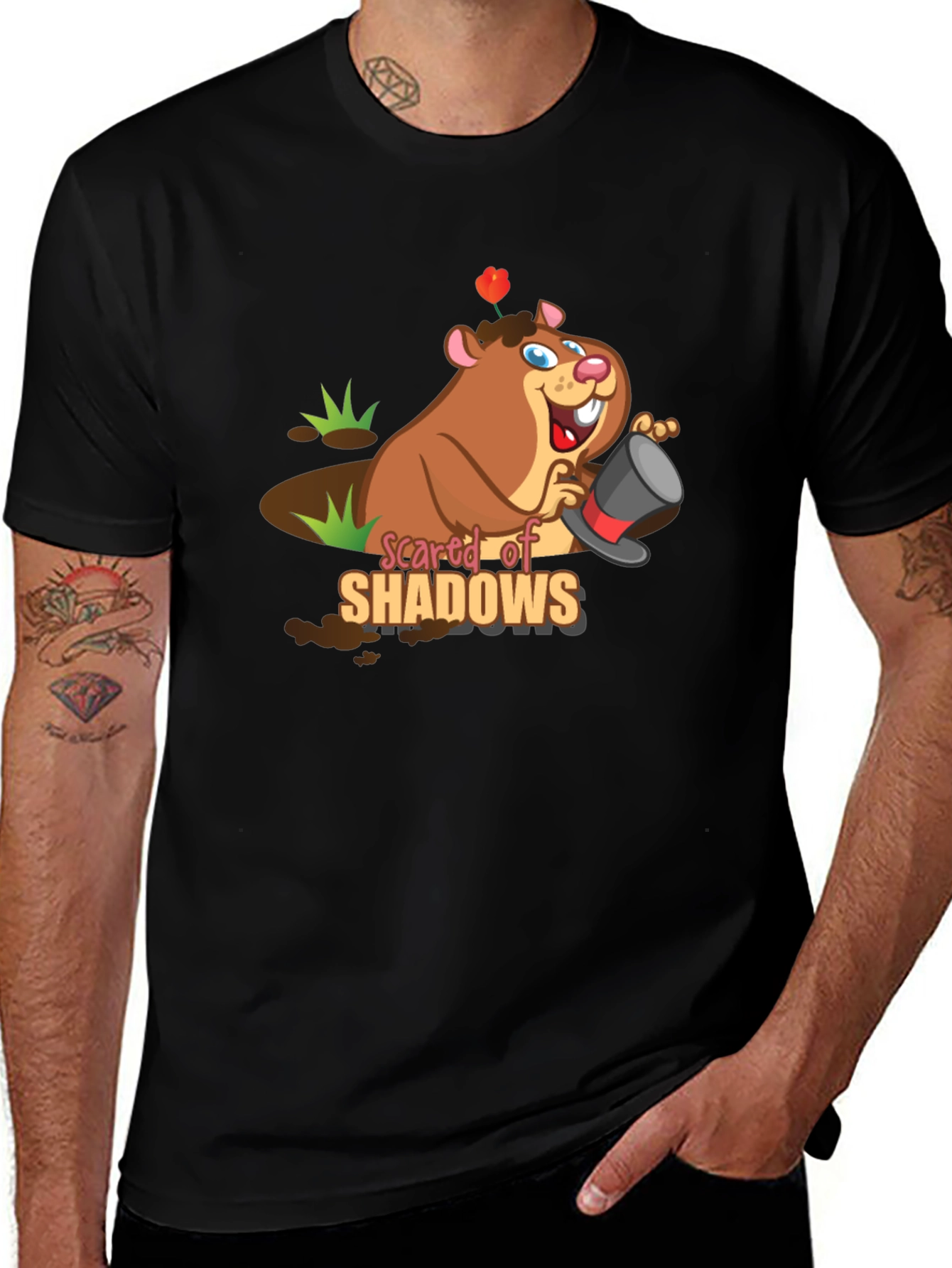 Groundhog Day T-Shirt - Scared of Shadows