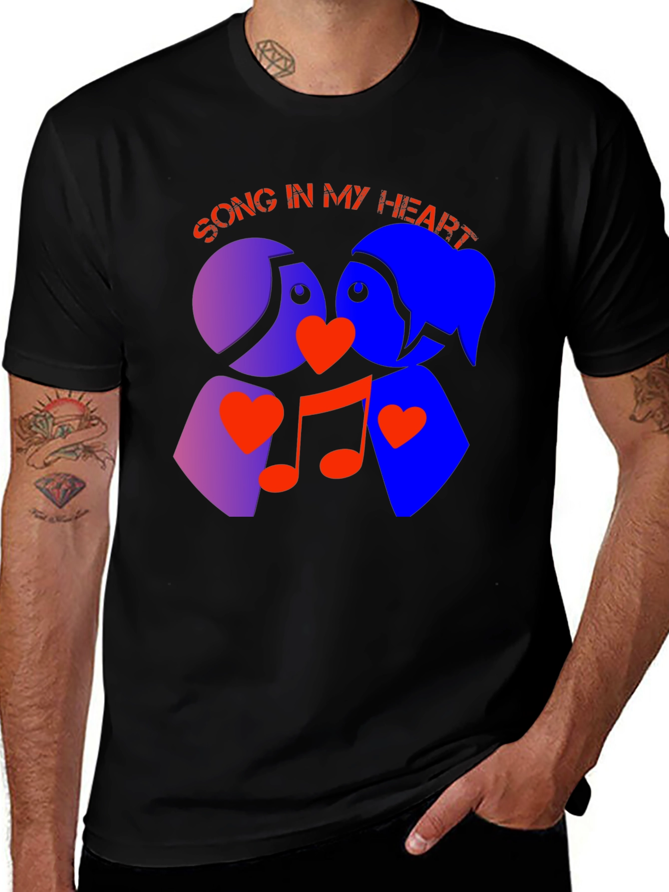 Variant 14 of Song in My Heart Graphic Tee