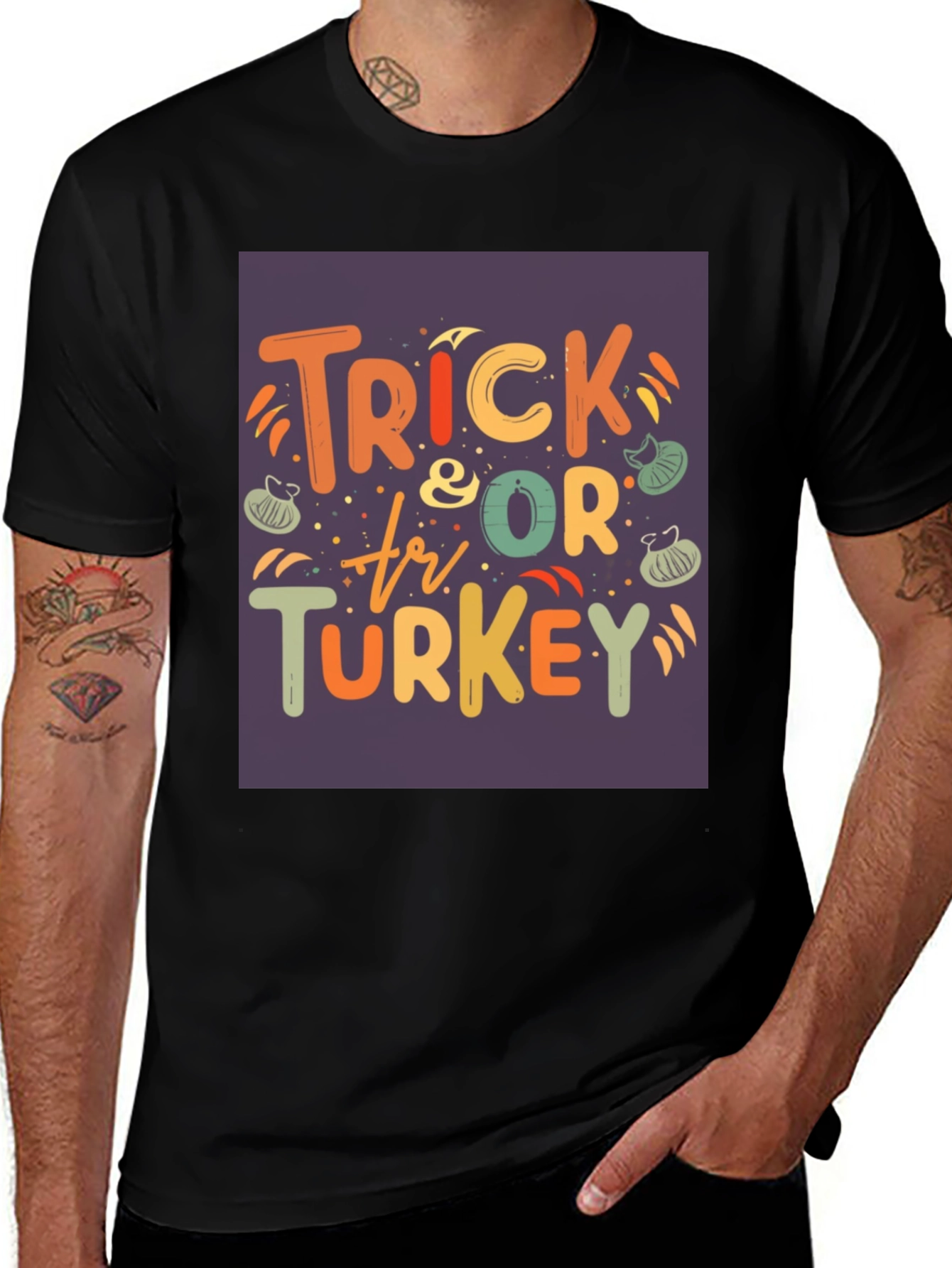 Variant 17 of Trick or Turkey T-Shirt