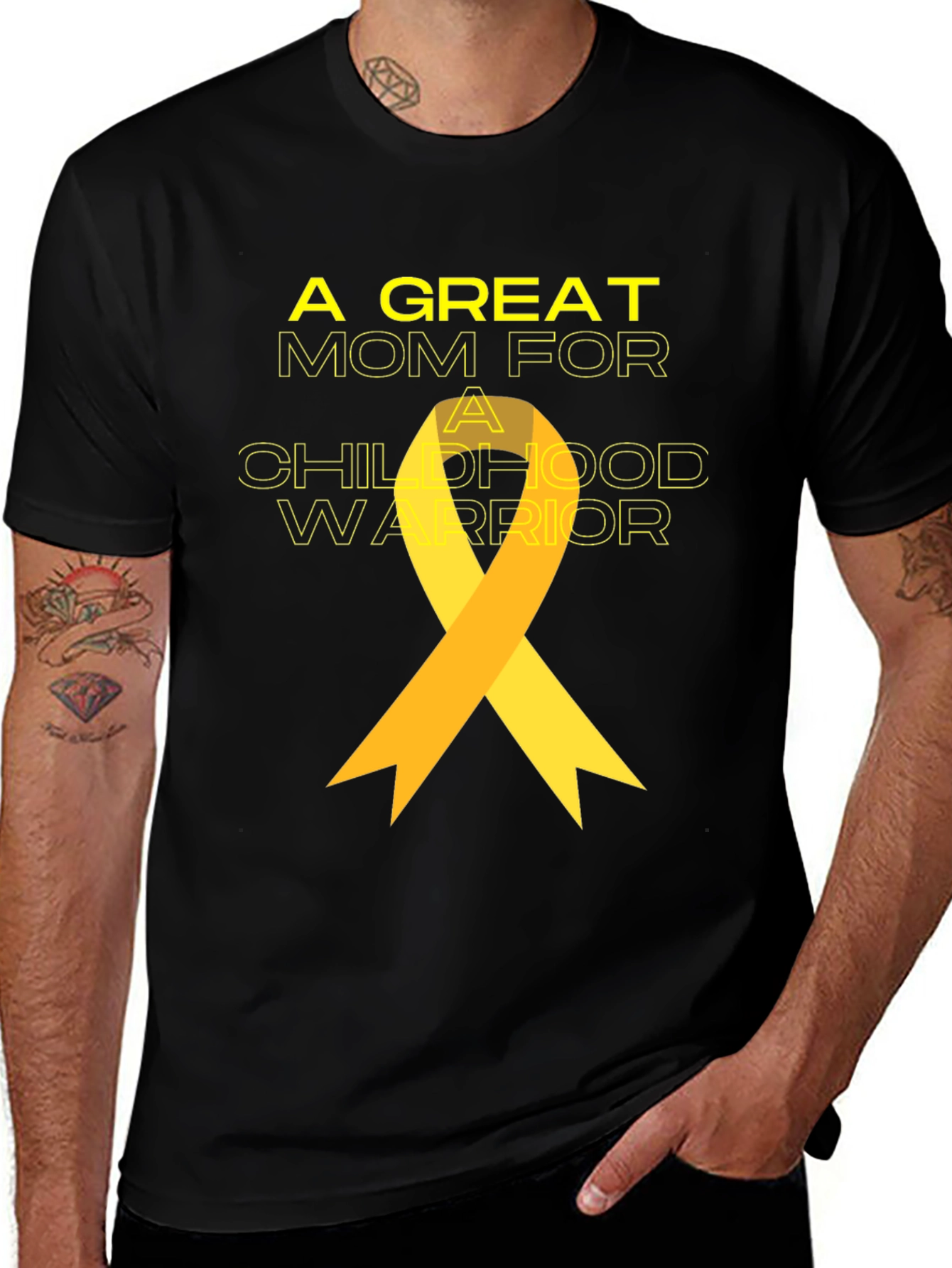 Variant 7 of Childhood Cancer Awareness T-Shirt