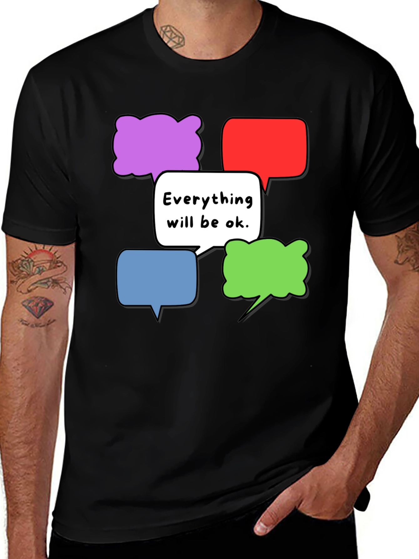 Variant 13 of Everything Will Be Ok T-Shirt