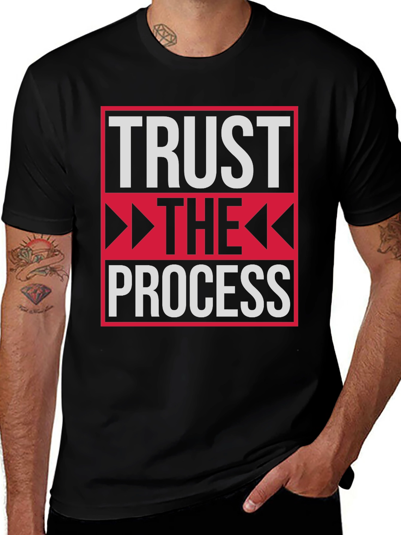 Variant 15 of Trust the Process Graphic T-Shirt