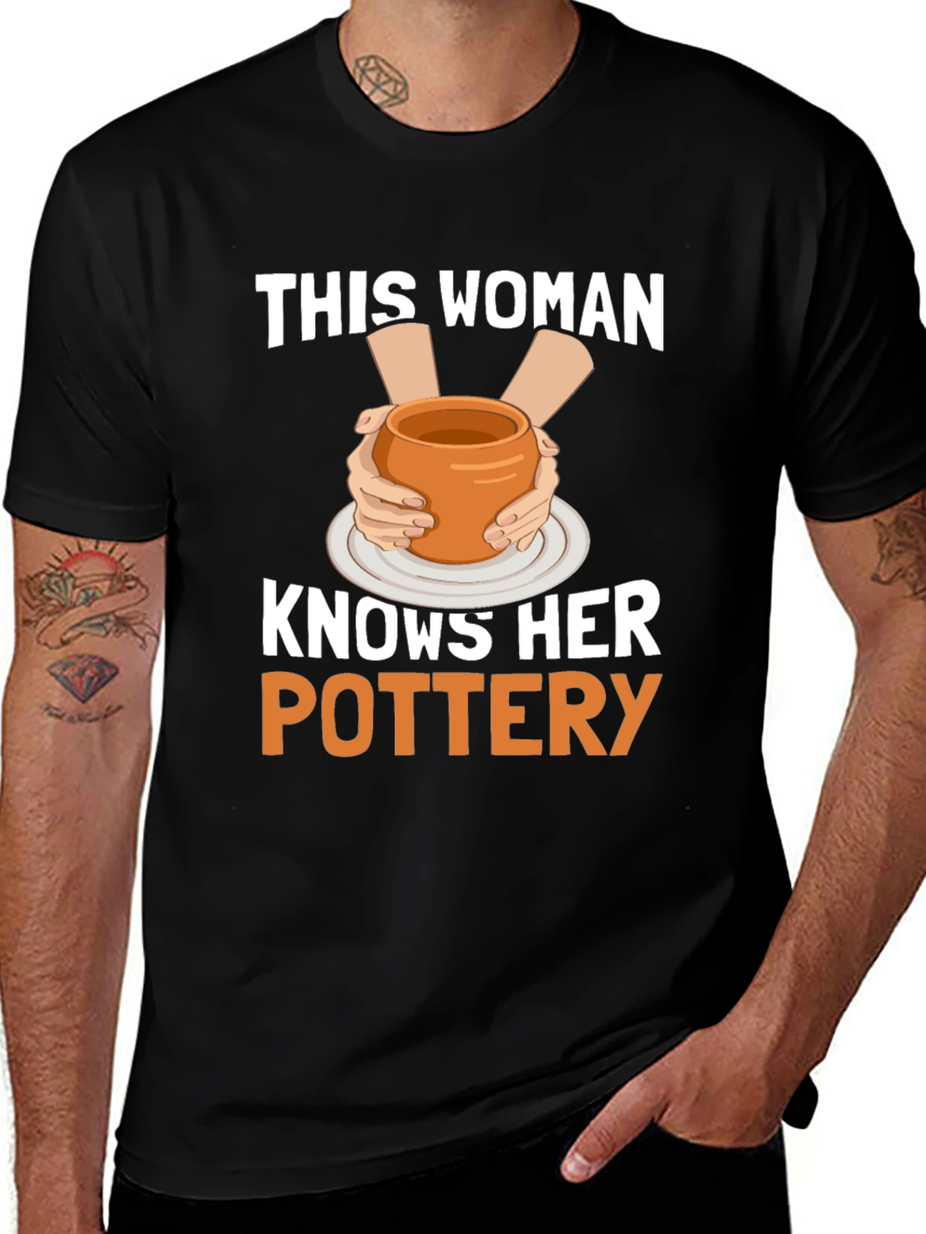 Variant 18 of Pottery Enthusiast Graphic T-Shirt