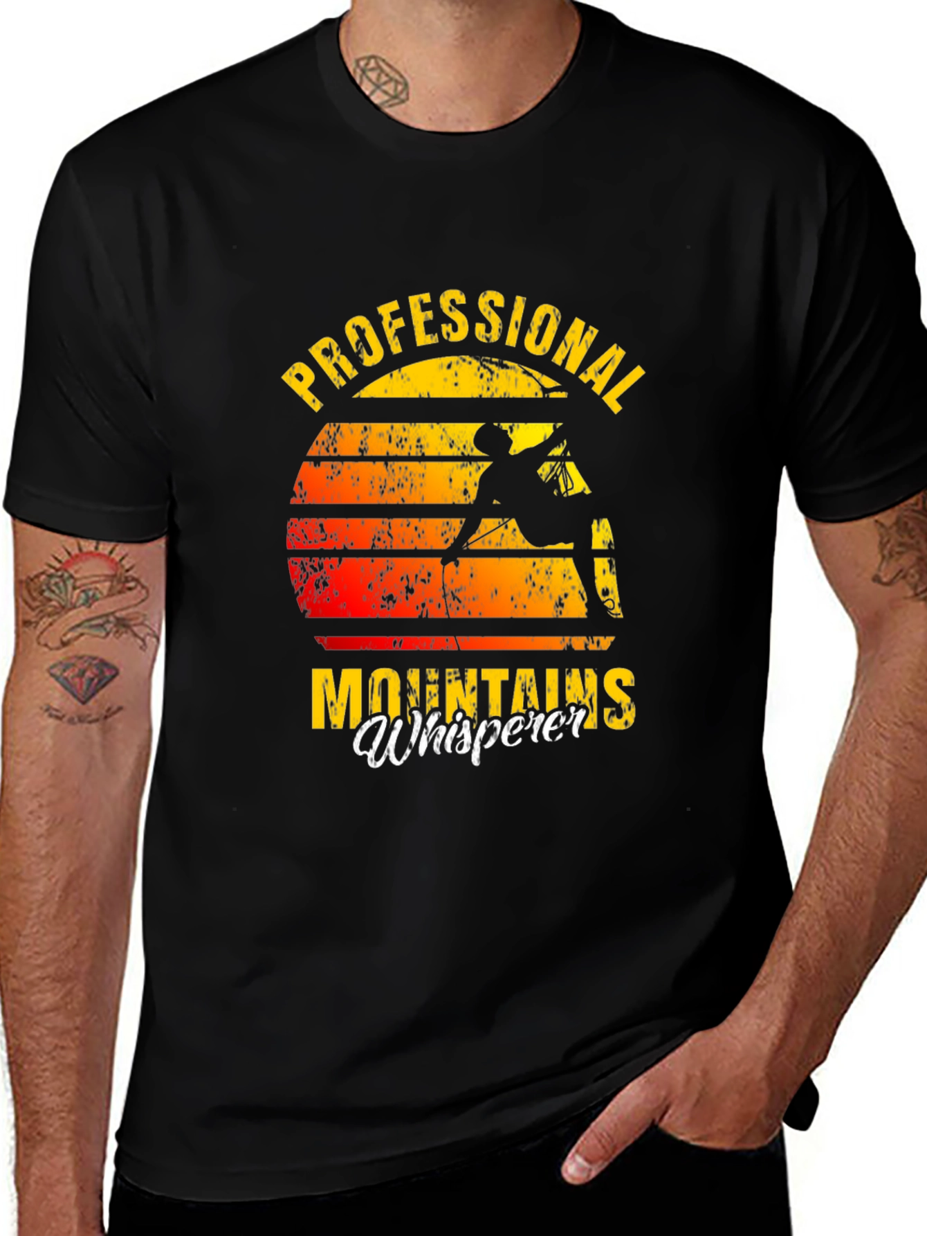 Variant 27 of Professional Mountain Whisperer Graphic Tee
