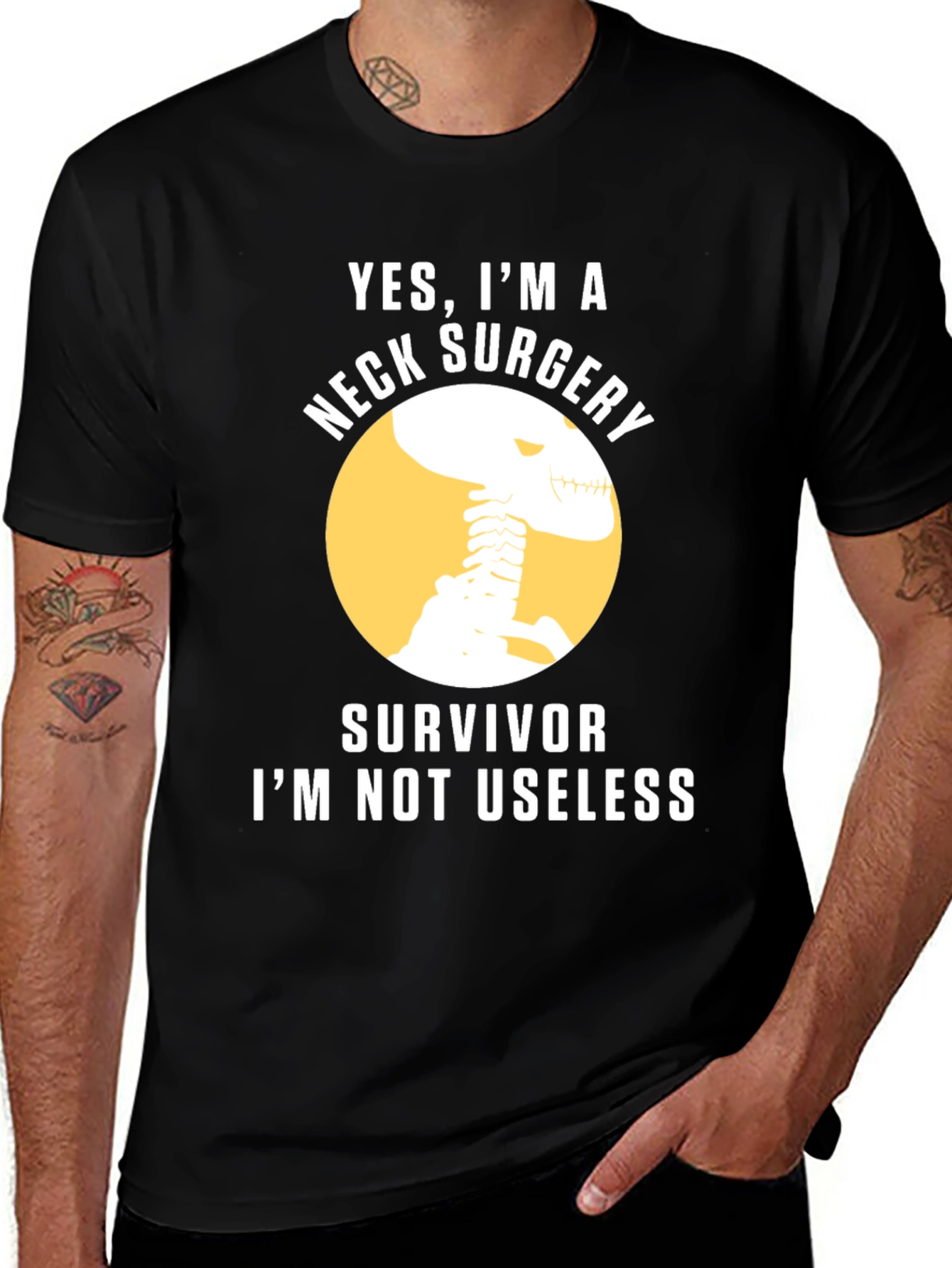 Variant 30 of Neck Surgery Survivor Graphic Tee
