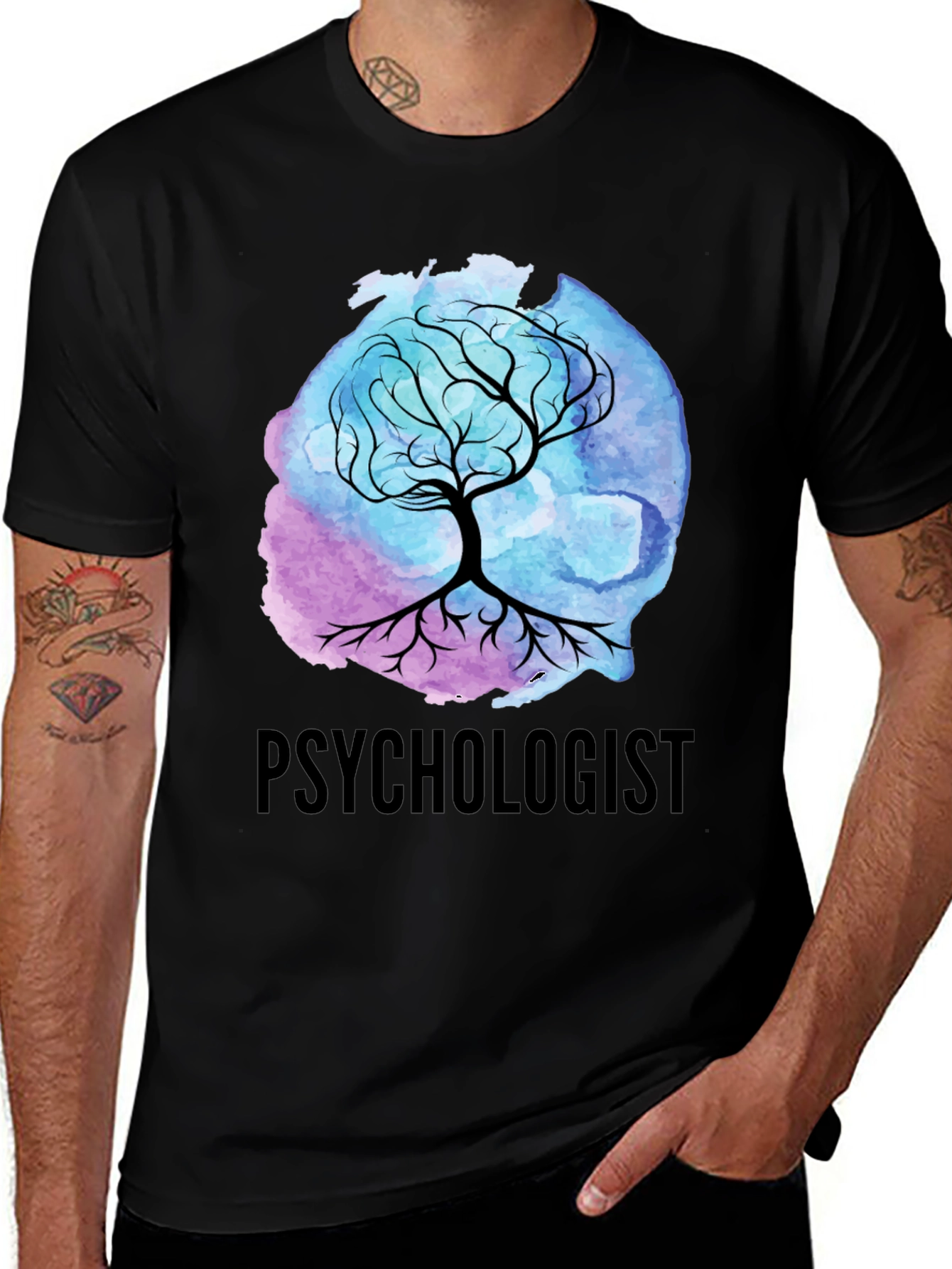 Psychologist Tree of Life Graphic T-Shirt