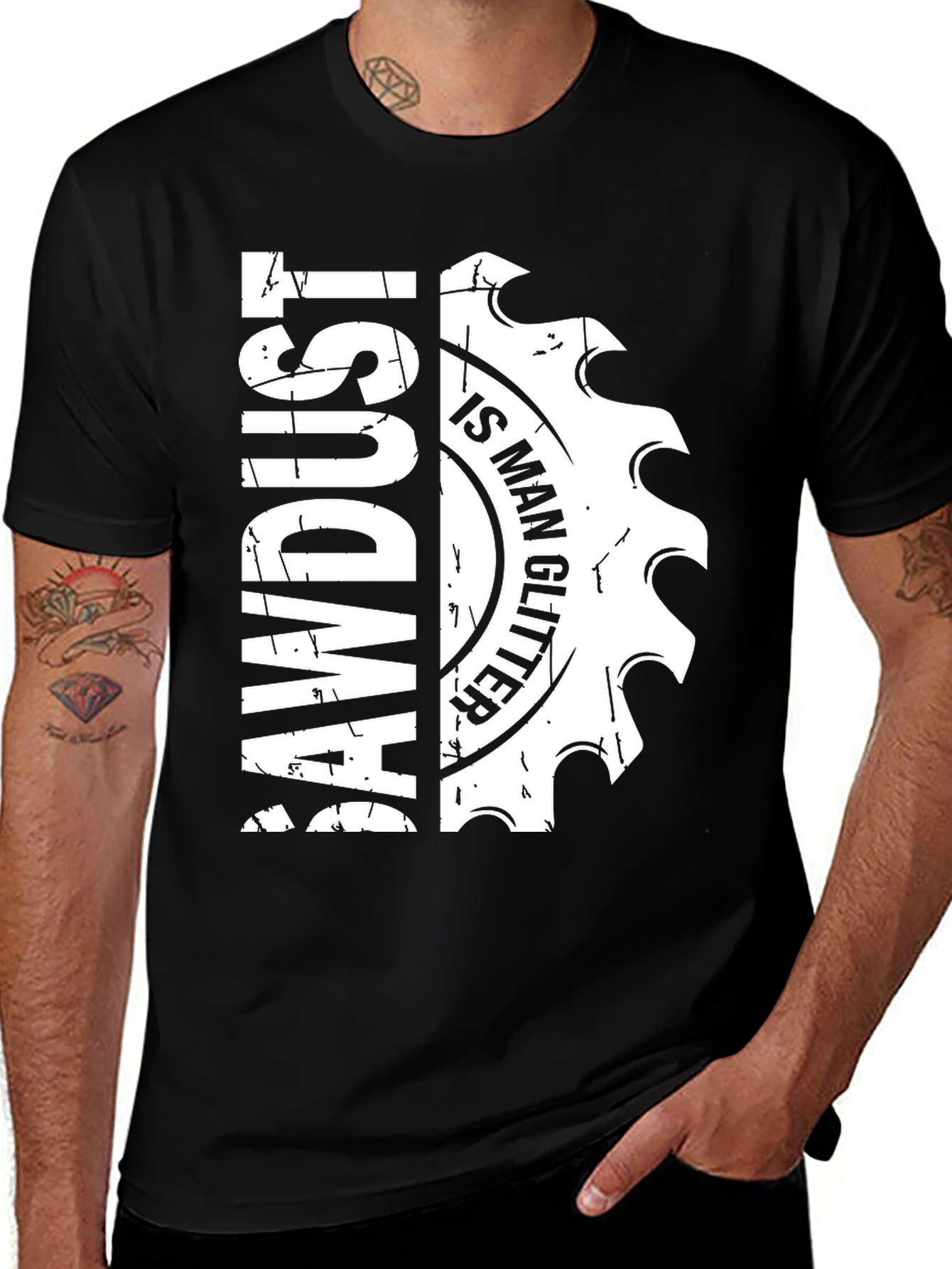 Variant 23 of Sawdust Man Glitter T-Shirt