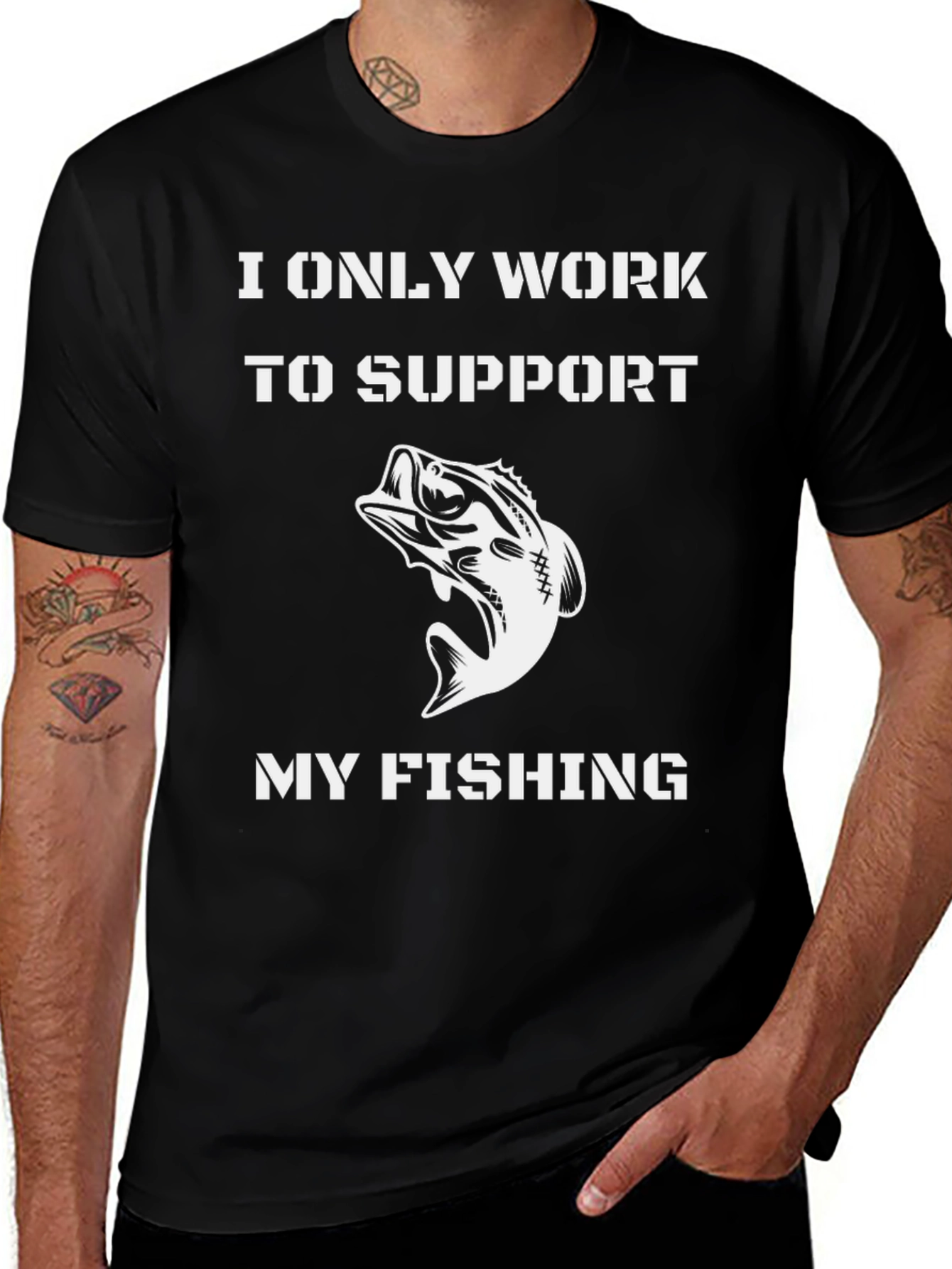Variant 20 of Fishing Support T-Shirt - Angler's Life