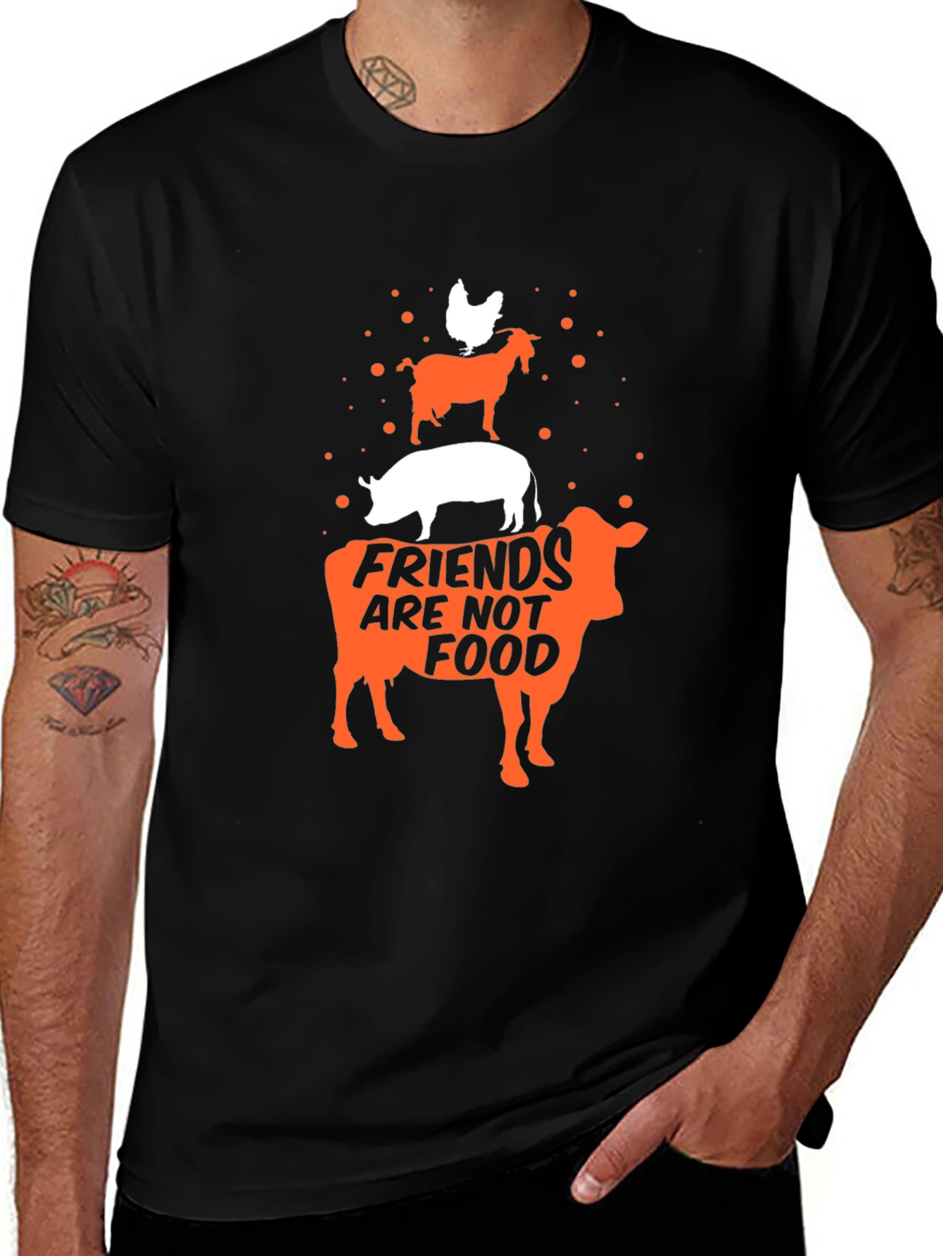 Variant 23 of Friends Not Food Vegan T-Shirt