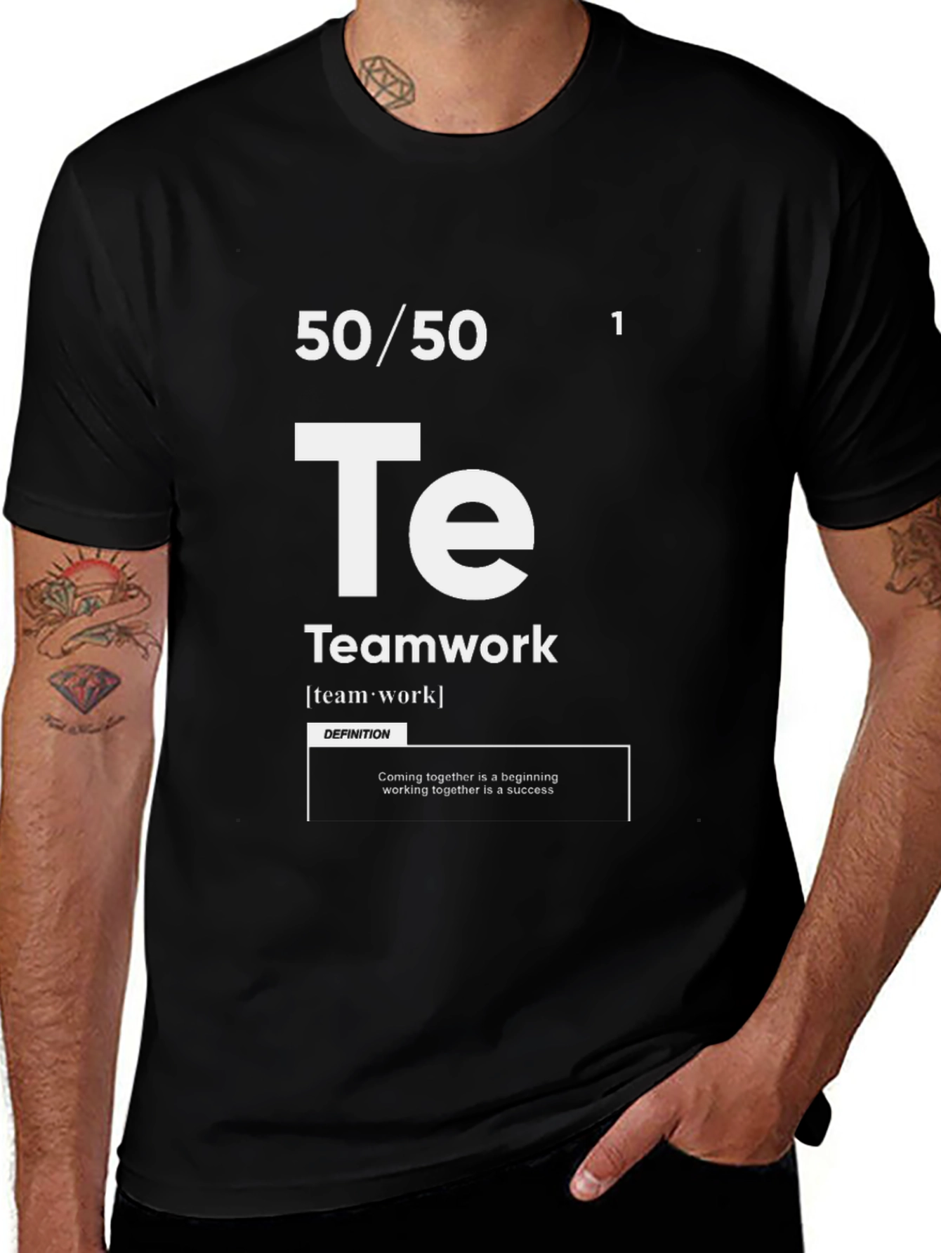 Teamwork T-Shirt - Periodic Table Style