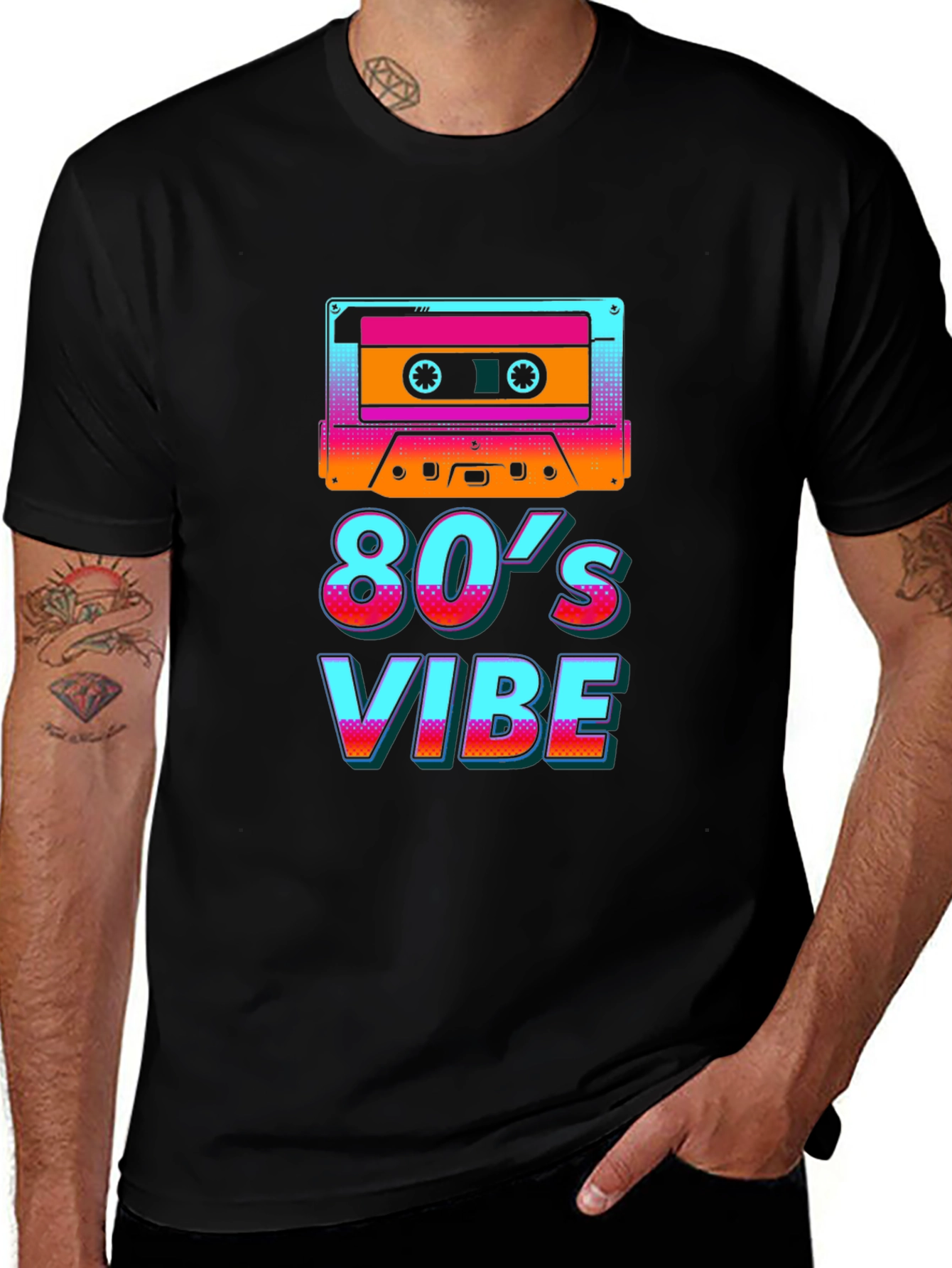 Variant 22 of 80's Vibe Cassette Graphic T-Shirt