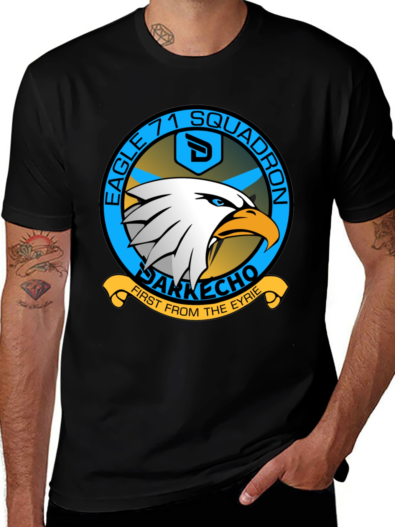 Eagle 71 Squadron Graphic Tee - Darkecho