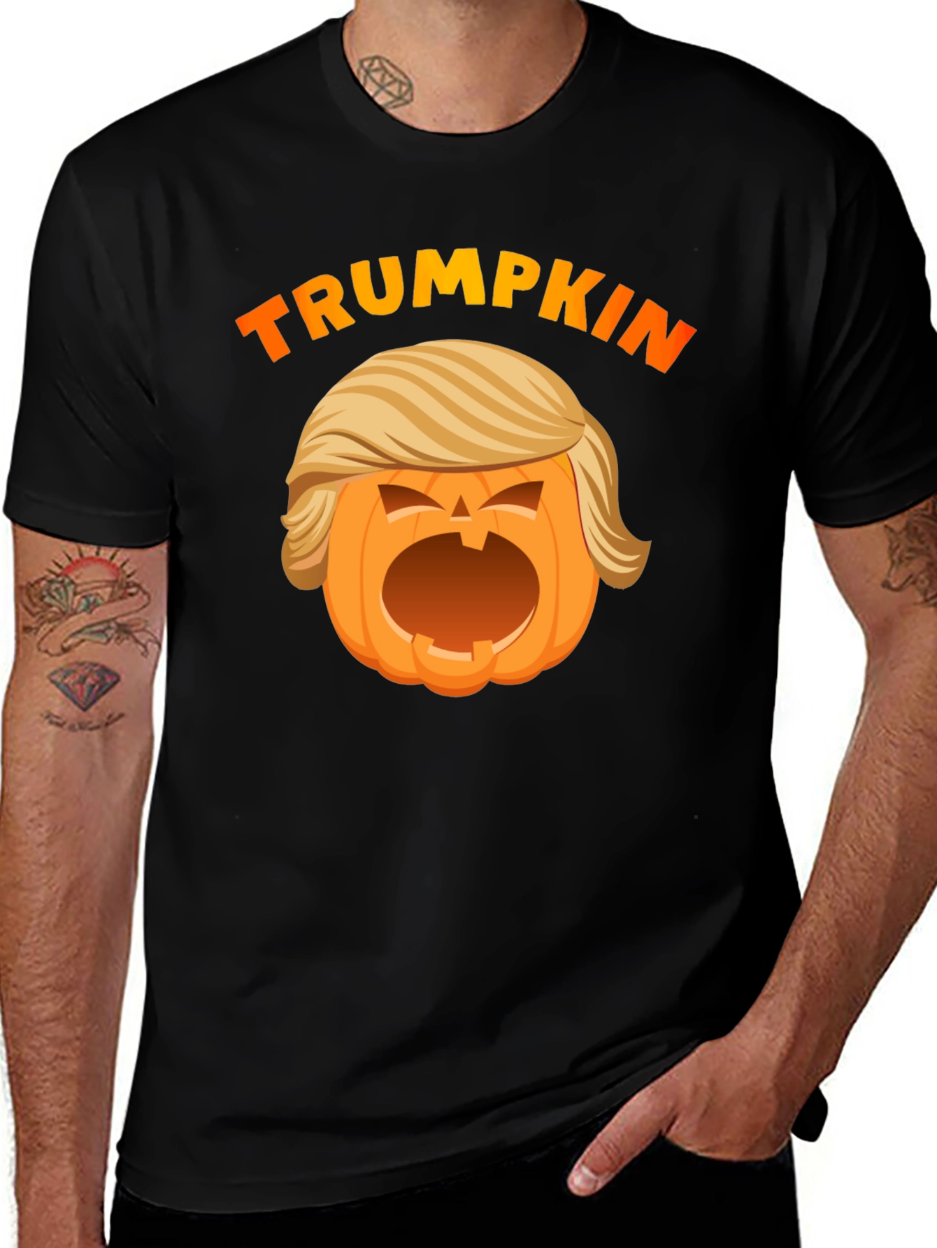 Trumpkin Halloween T-Shirt - Funny Political Tee