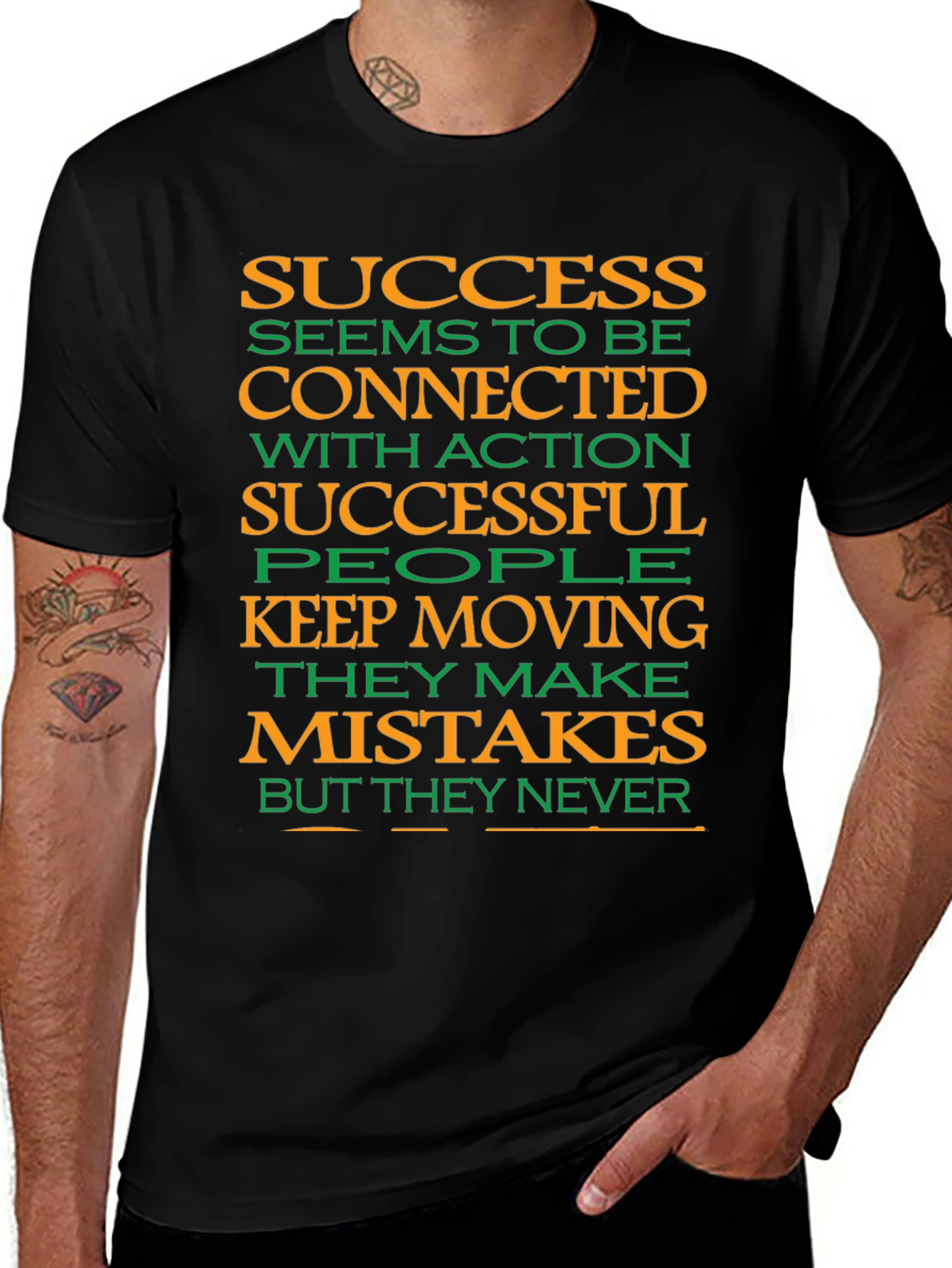 Variant 16 of Motivational T-Shirt: Success Action