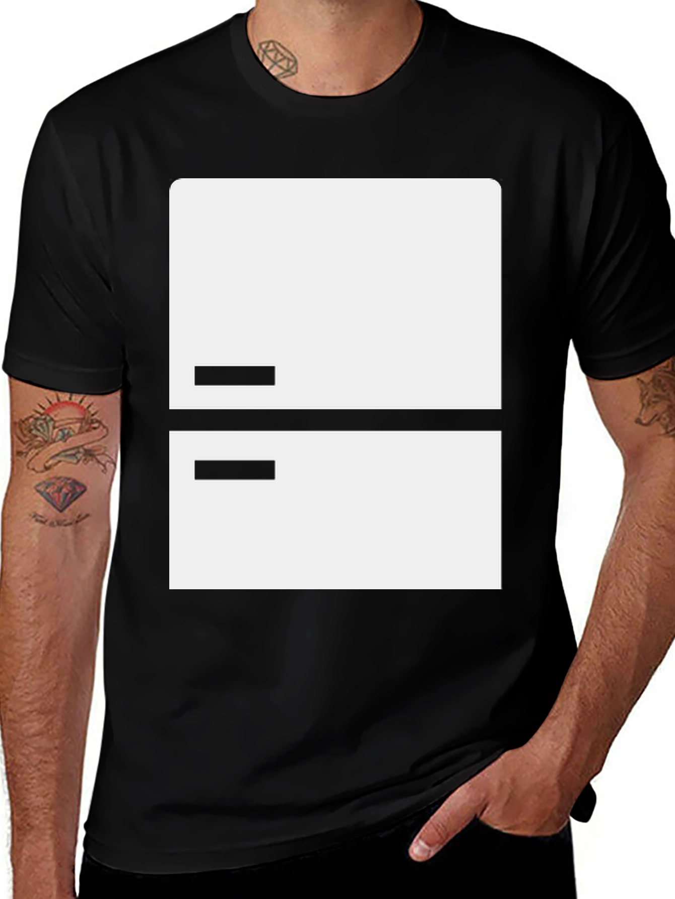 Variant 18 of Minimalist Fridge T-Shirt - Cool Retro Design