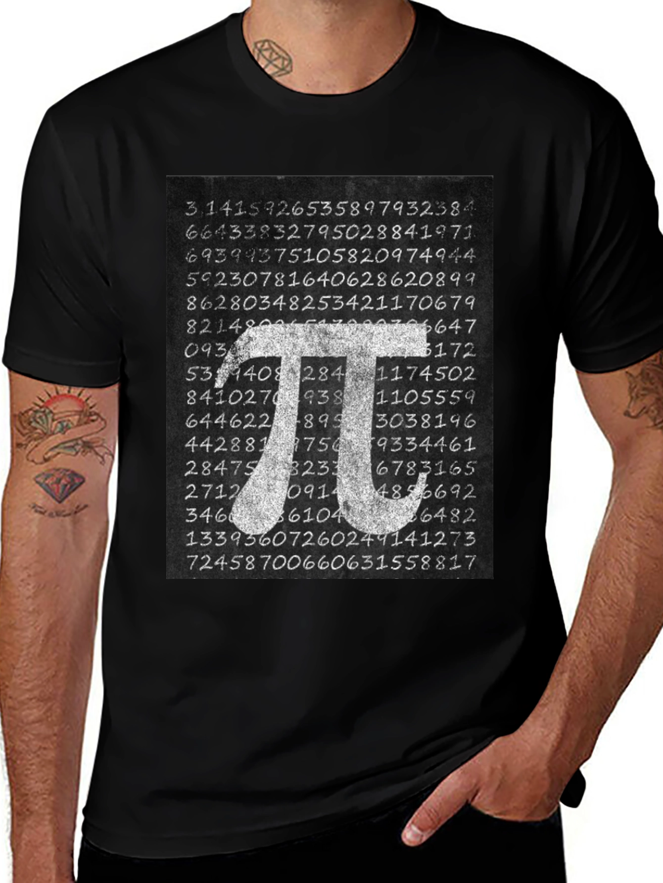 Math Pi T-Shirt - Number Pattern Design