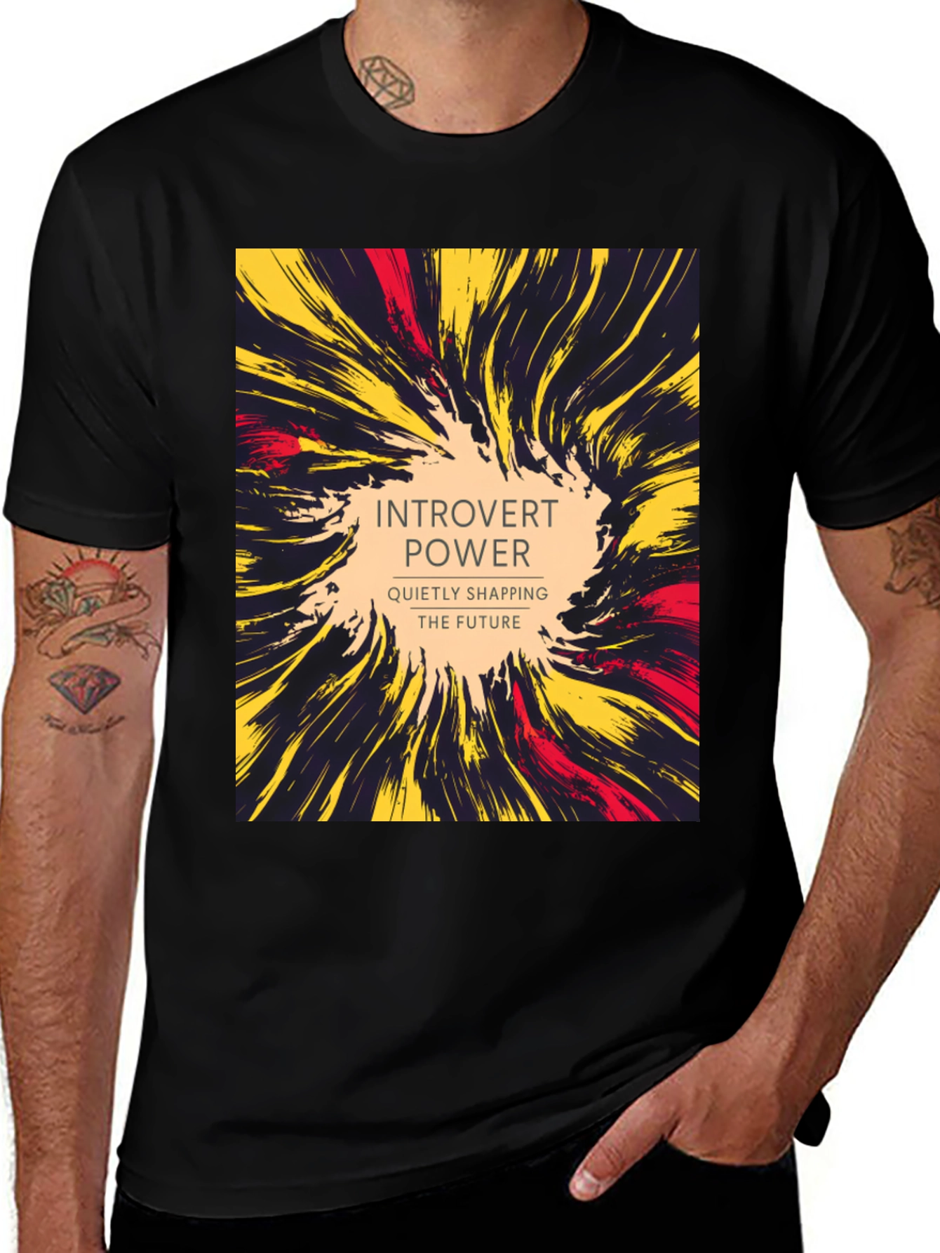 Variant 24 of Introvert Power Graphic Tee
