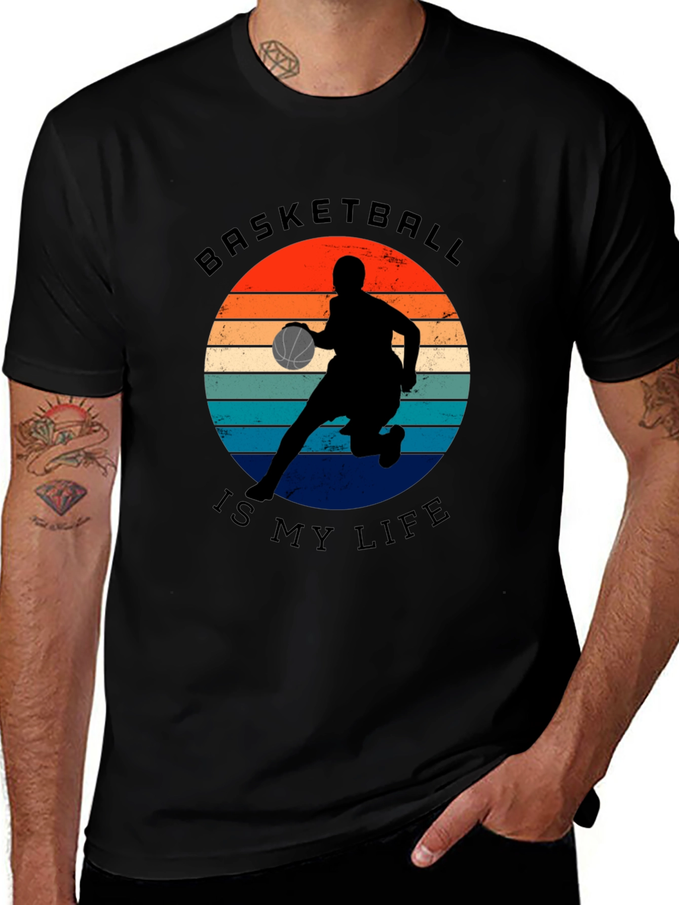 Variant 9 of Basketball Is My Life Graphic T-Shirt