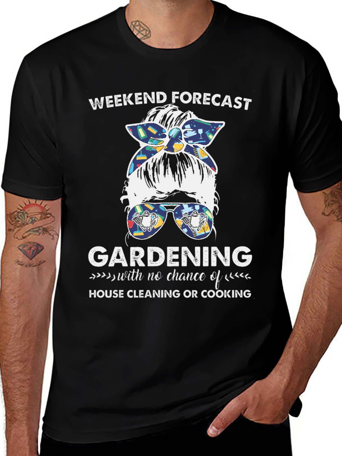 Variant 24 of Gardening Weekend Forecast T-Shirt
