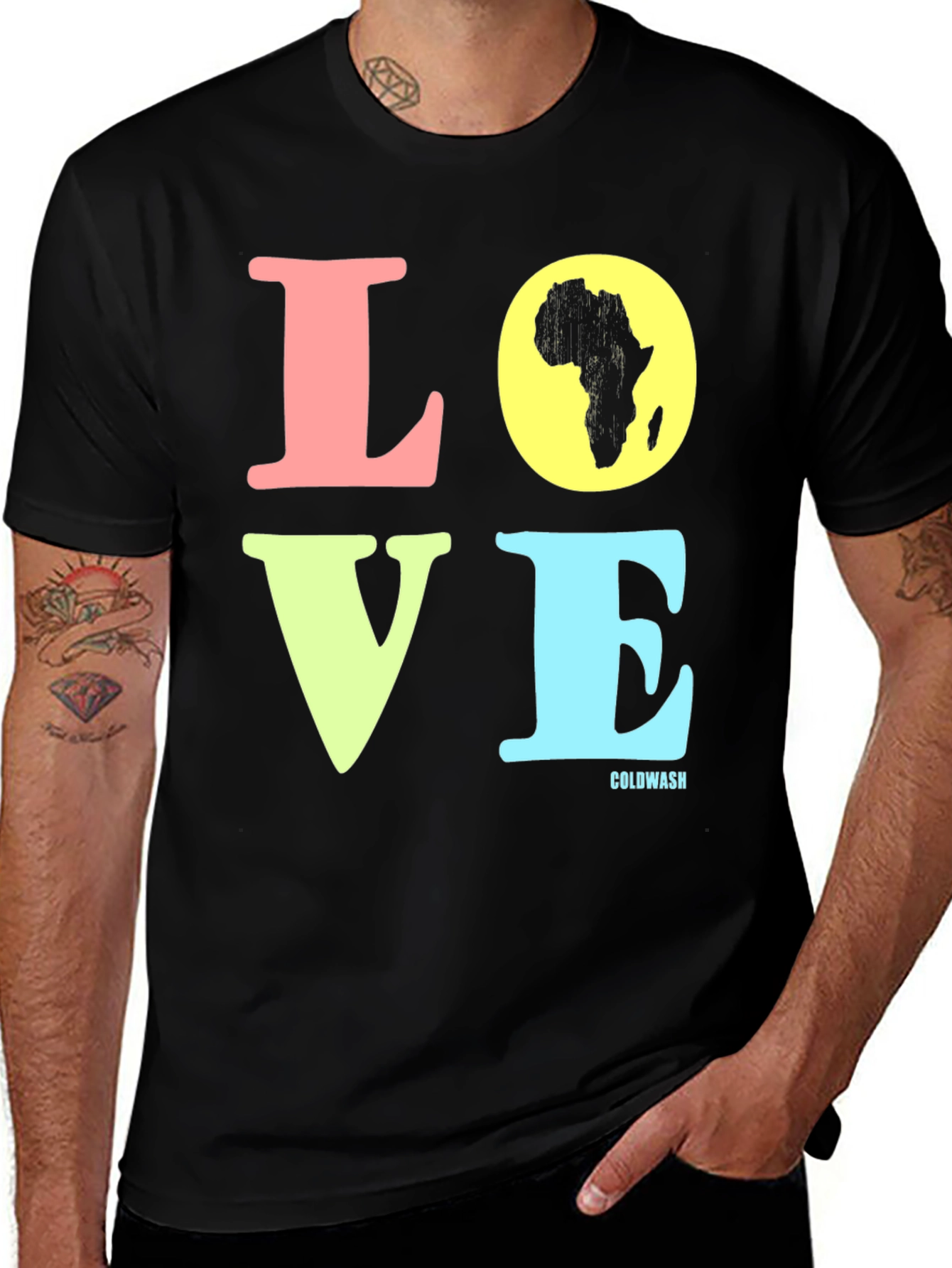 Variant 13 of LOVE Africa Graphic Tee - Stylish & Unique Design
