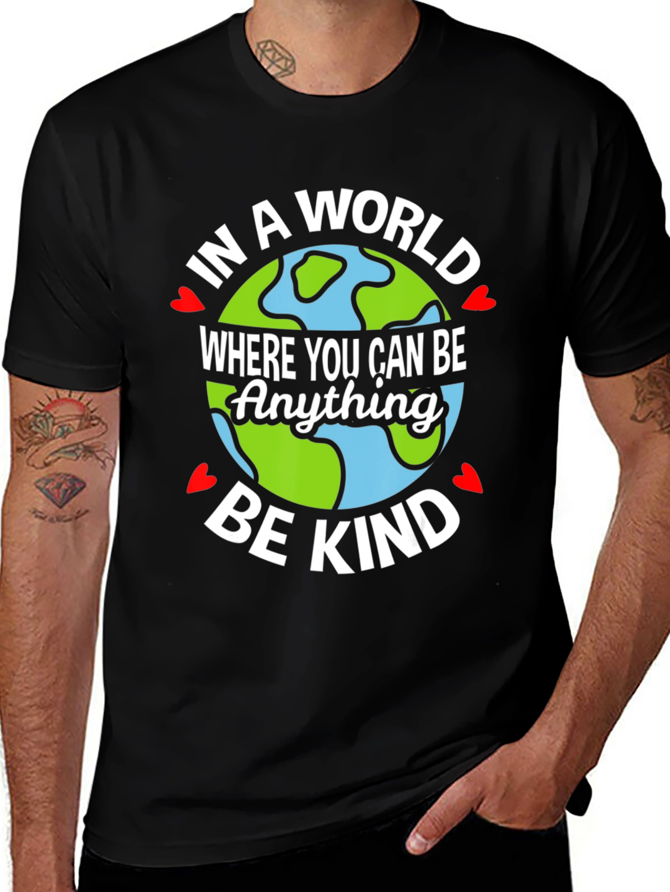 Be Kind T-Shirt - Earth Graphic Tee
