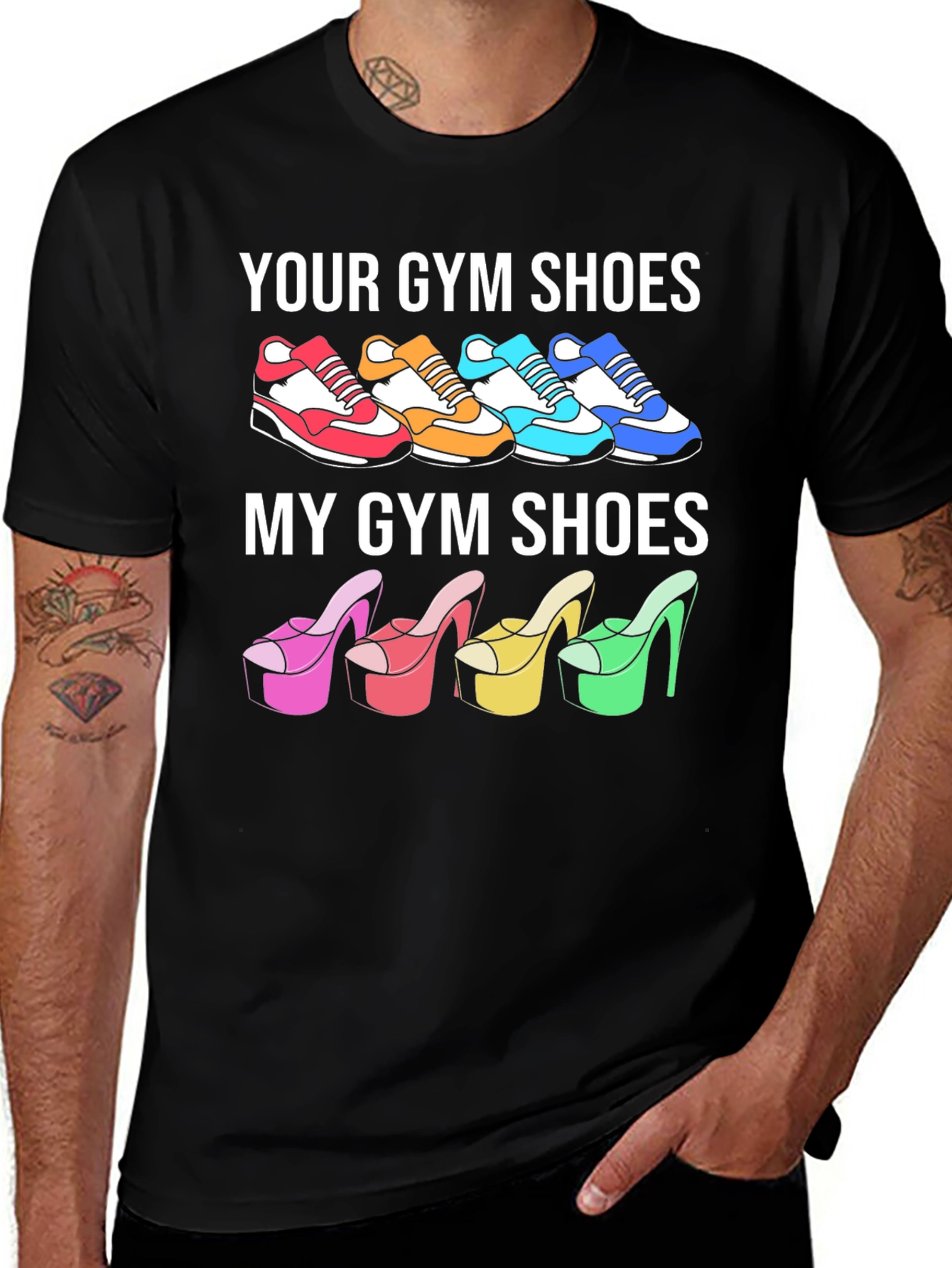 Variant 24 of Your Gym Shoes My Gym Shoes Funny T-Shirt