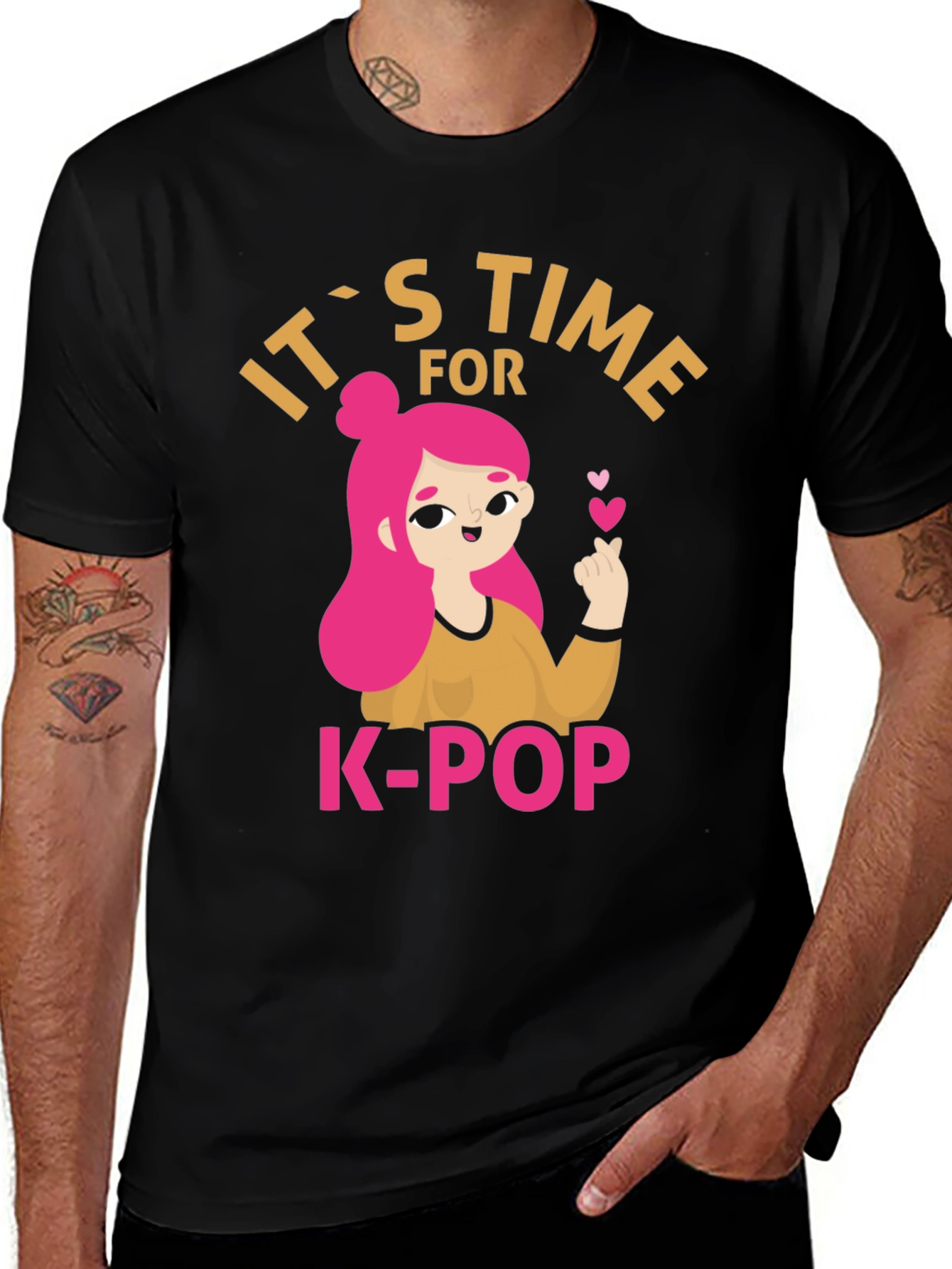 It's Time For K-Pop Graphic Tee